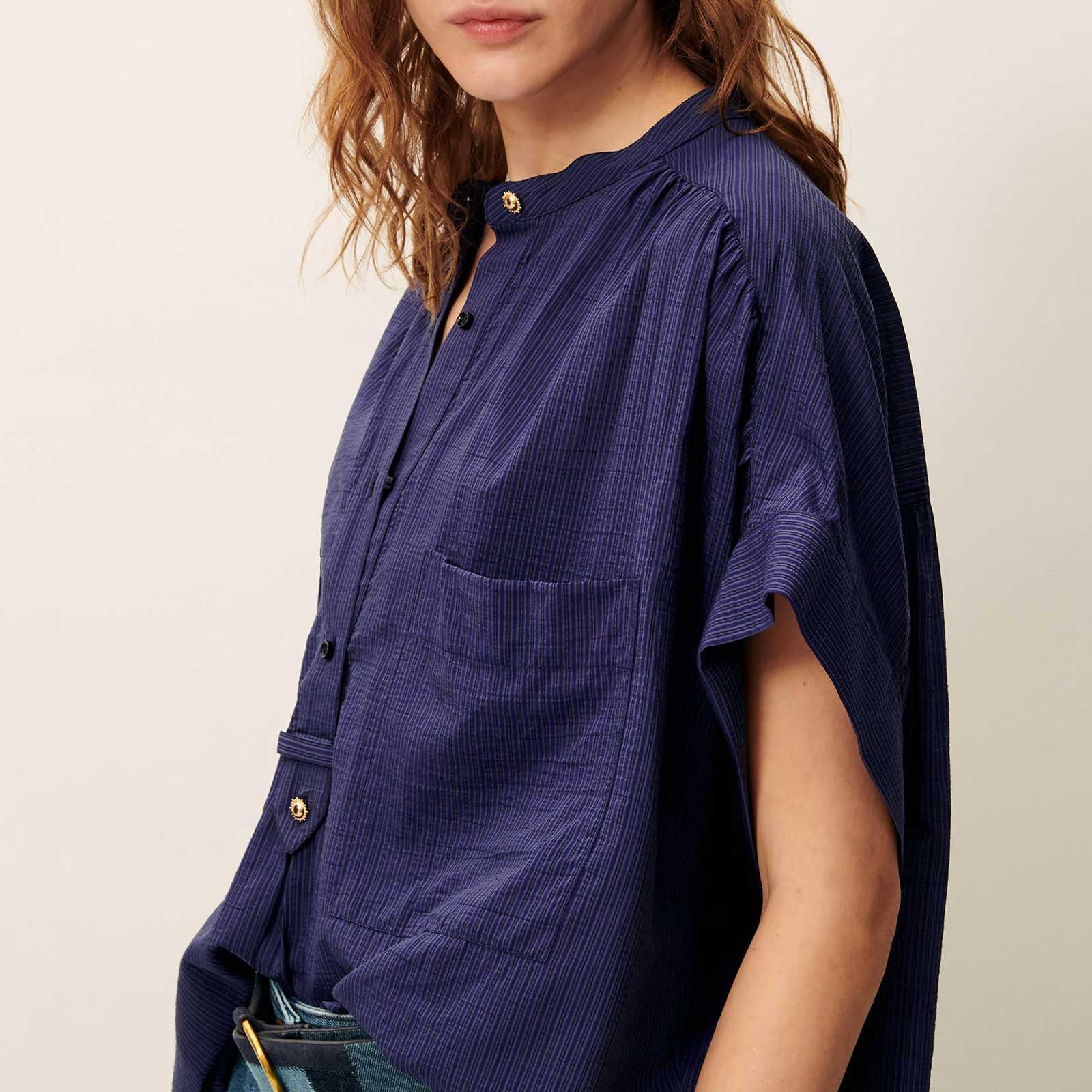 Camille Shirt bleu emilienne - Image 4