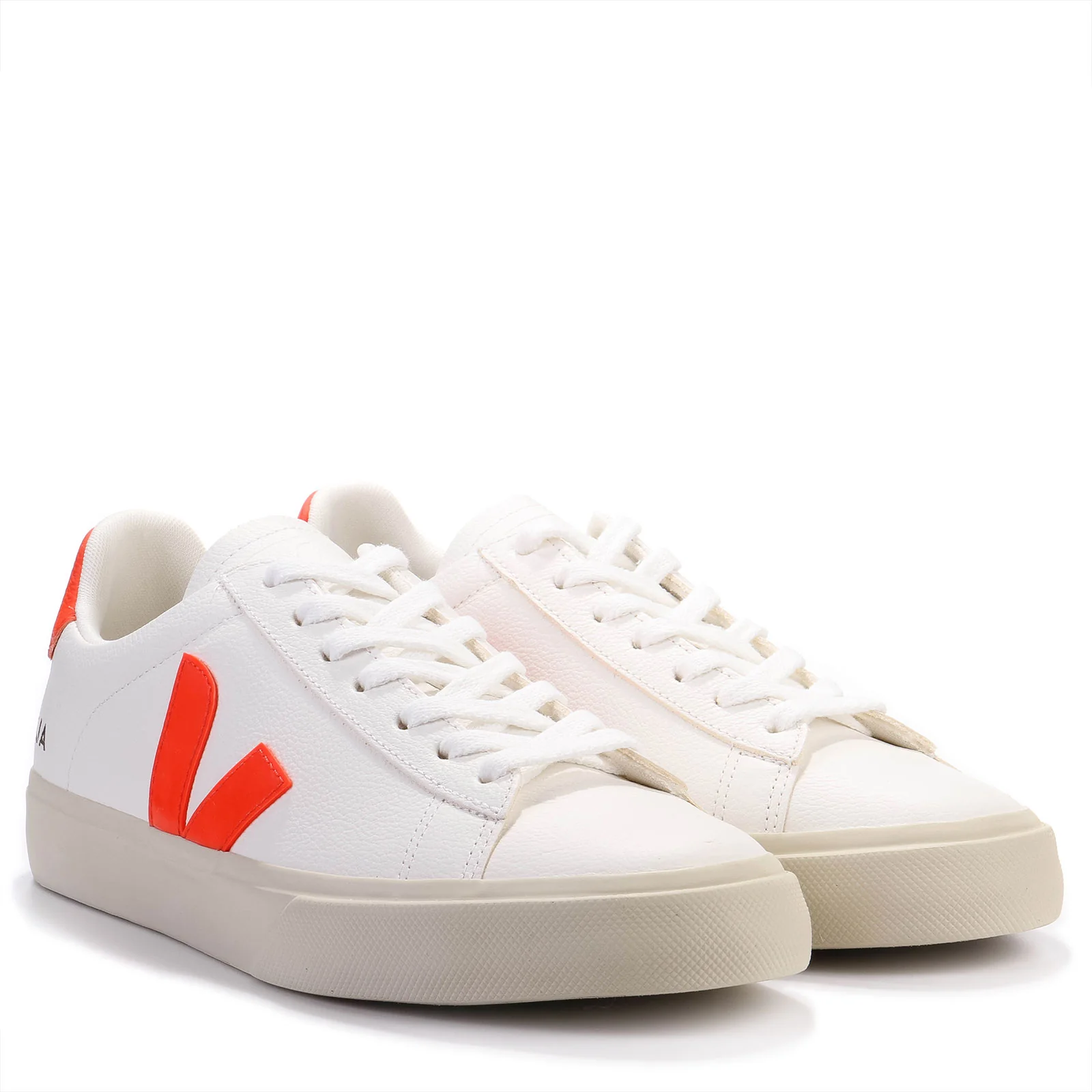 Campo Chromefree Leather extra white/orange fluo - Image 2