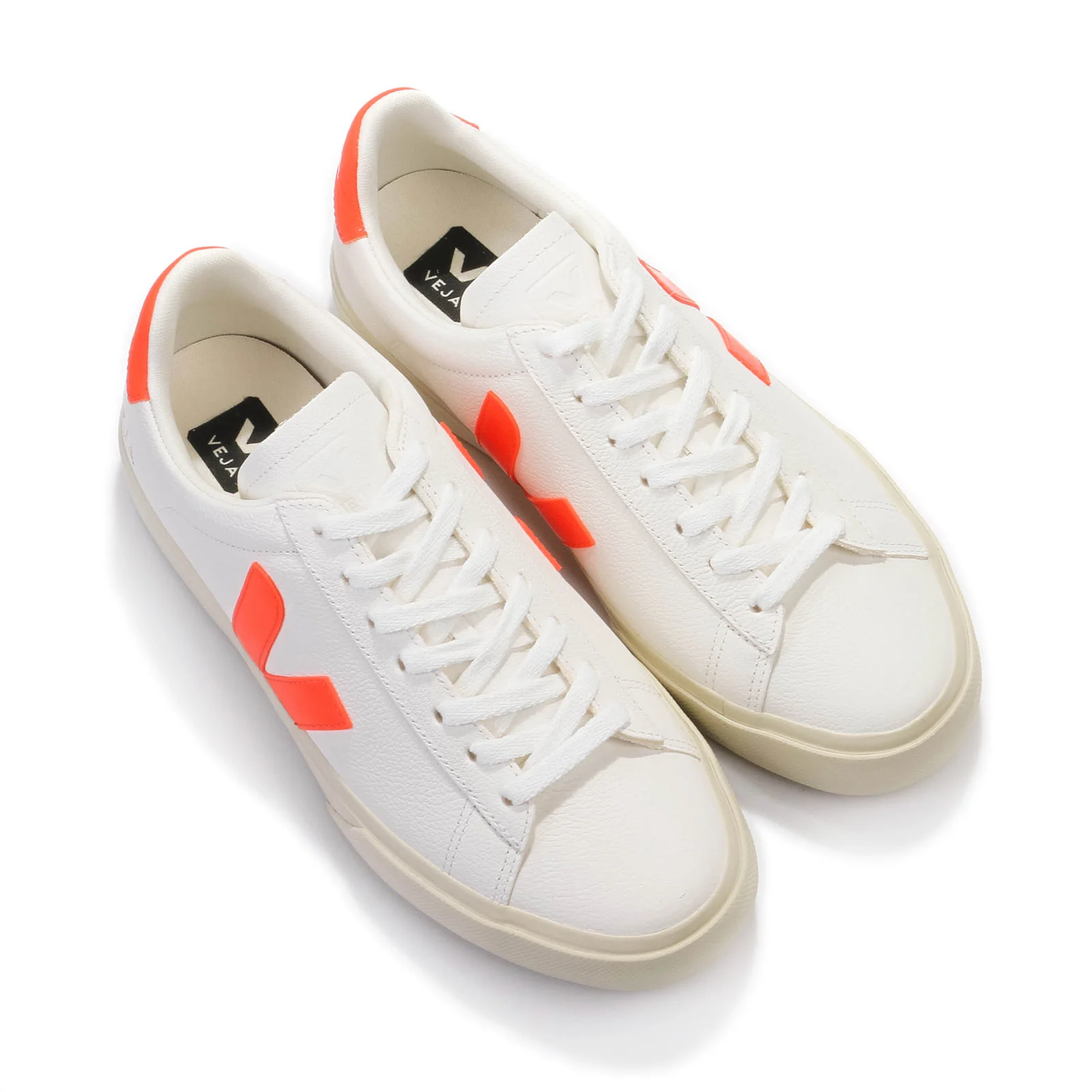 Campo Chromefree Leather extra white/orange fluo - Image 4