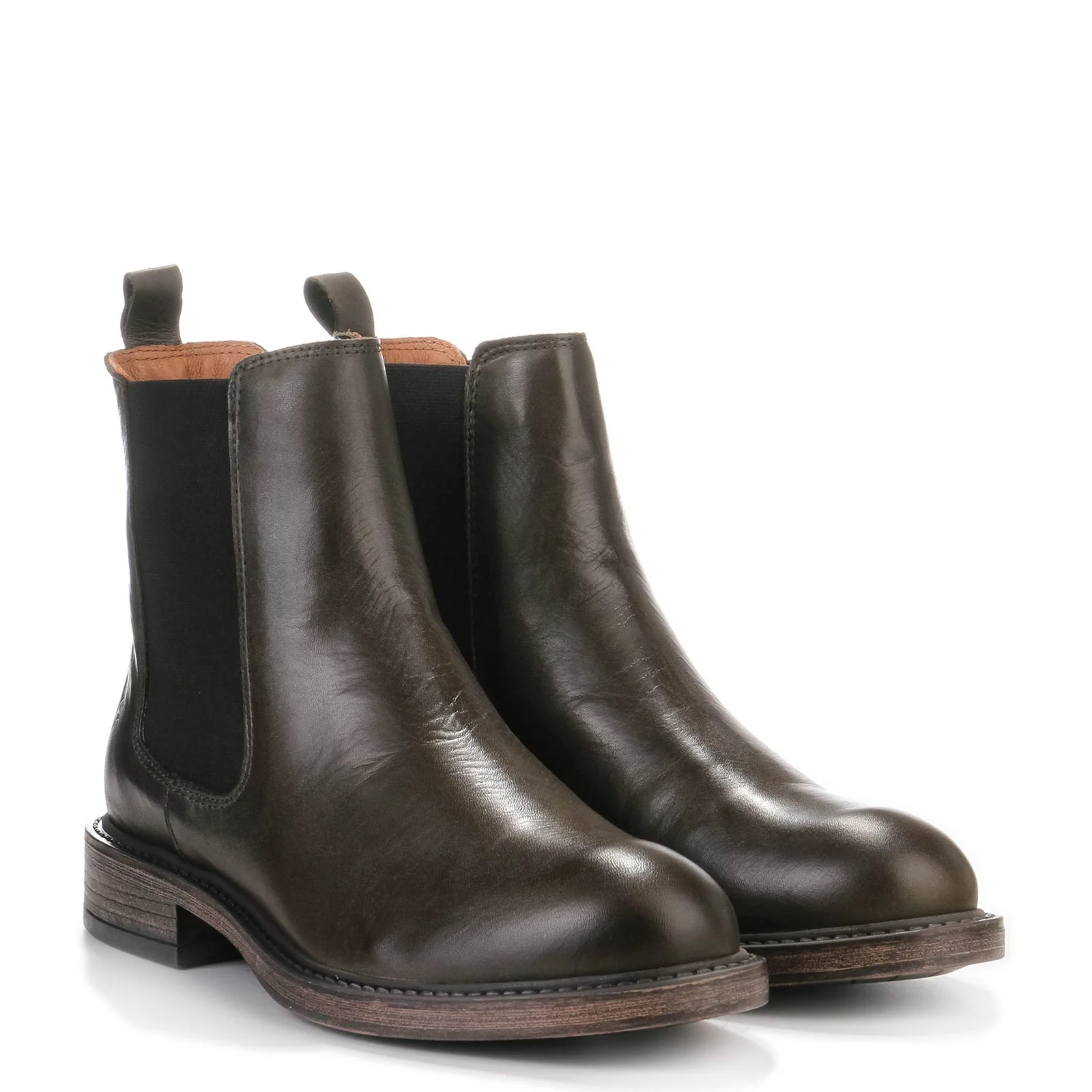 Camryn Chelsea Boots khaki leather - Image 2