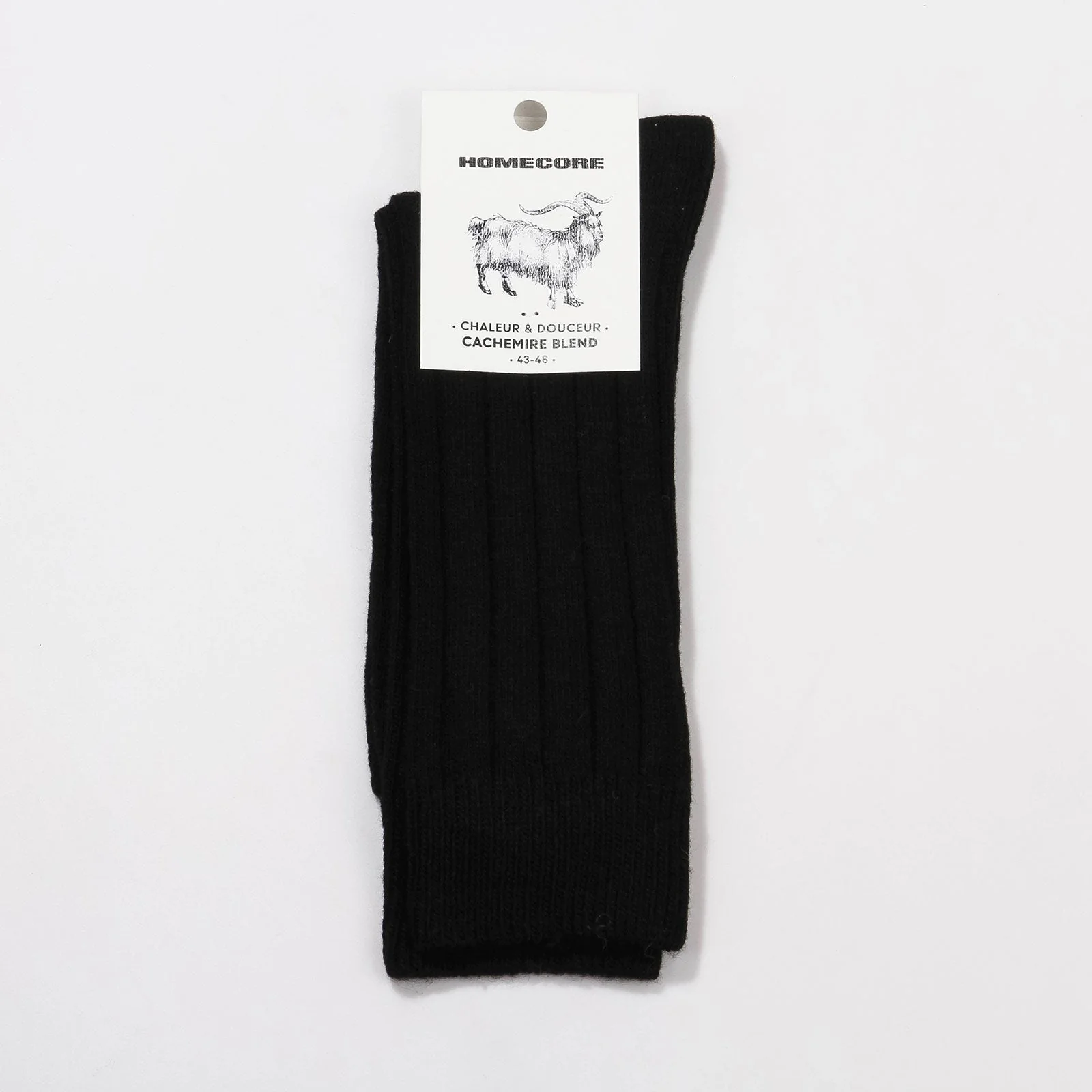 Cashmere Blend Socks black