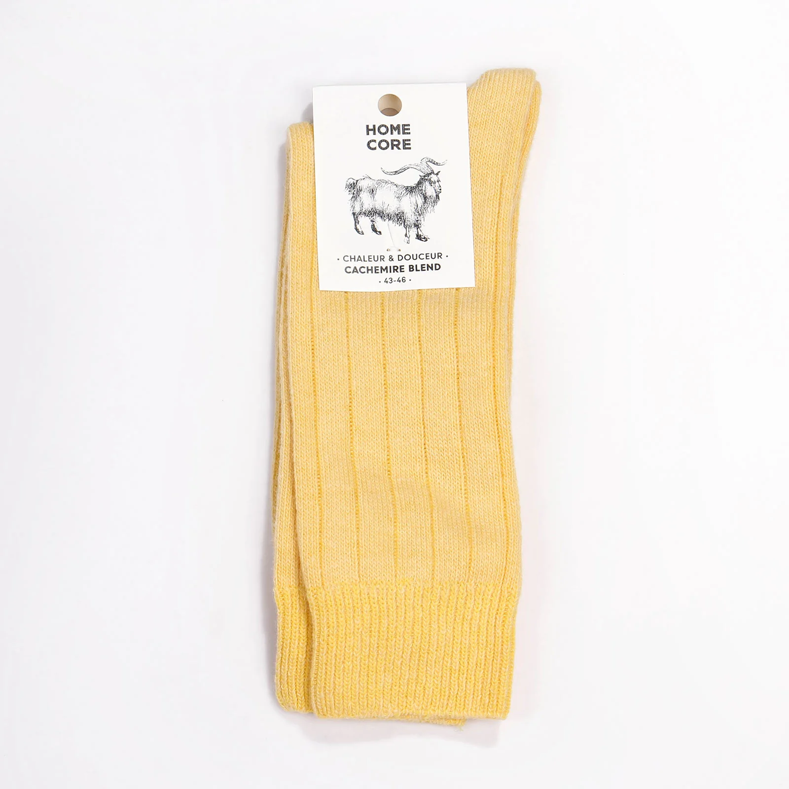 Cashmere Blend Socks easter yellow