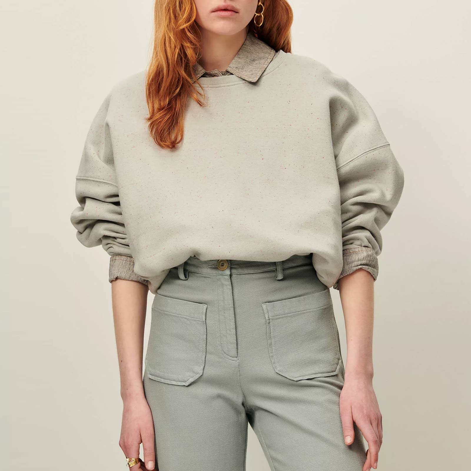 Chebbi Oversized Sweat sauge