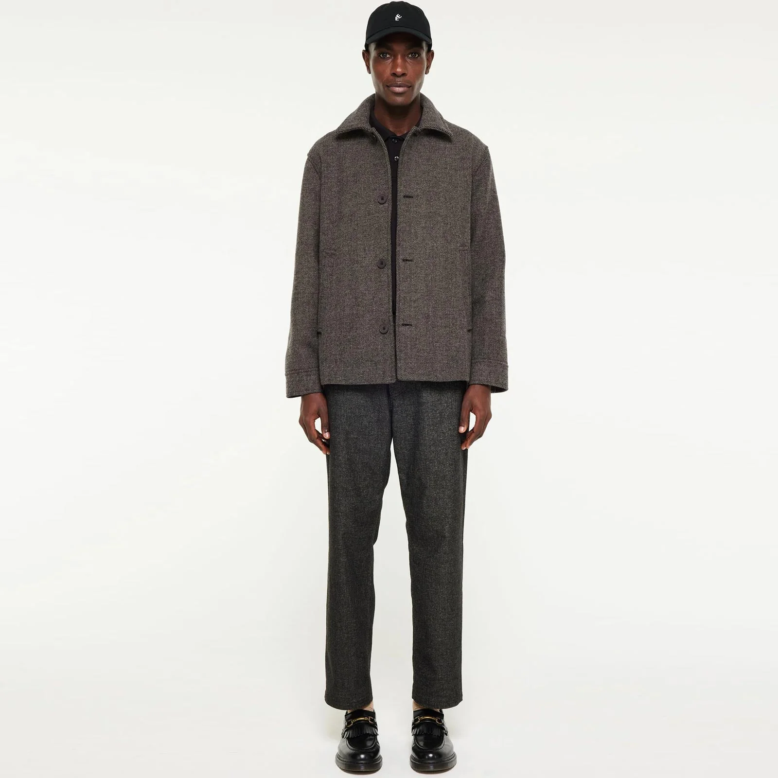 Ciaran Car Coat salt & pepper - Image 3