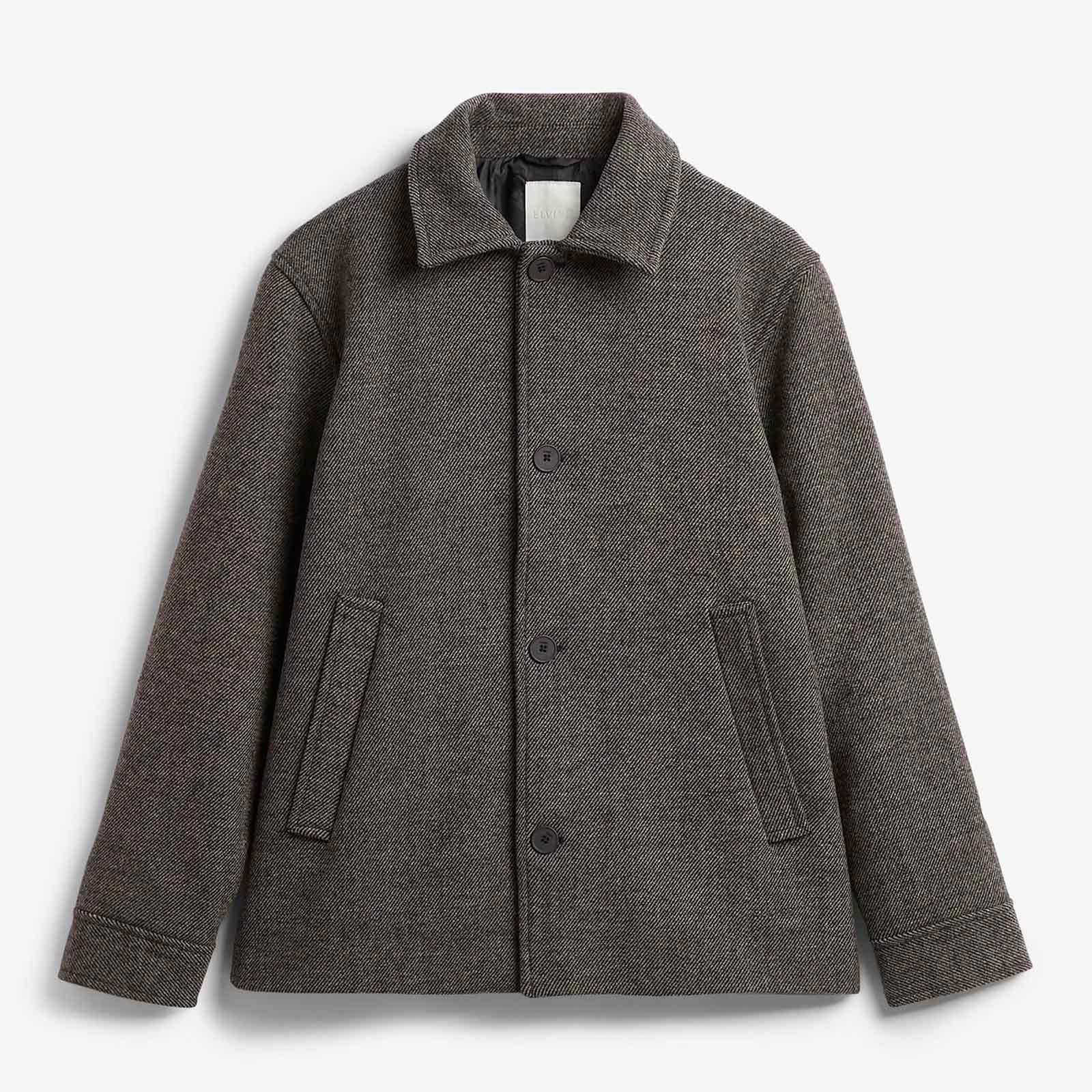 Ciaran Car Coat salt & pepper - Image 6