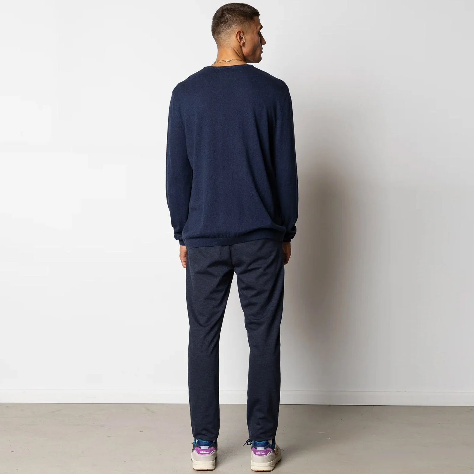 Claude Crewneck Jumper navy melange - Image 2
