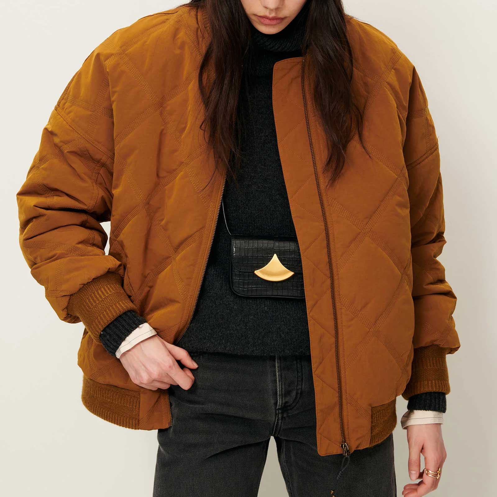 Coal River Bomber Jacket bronze - Image 5