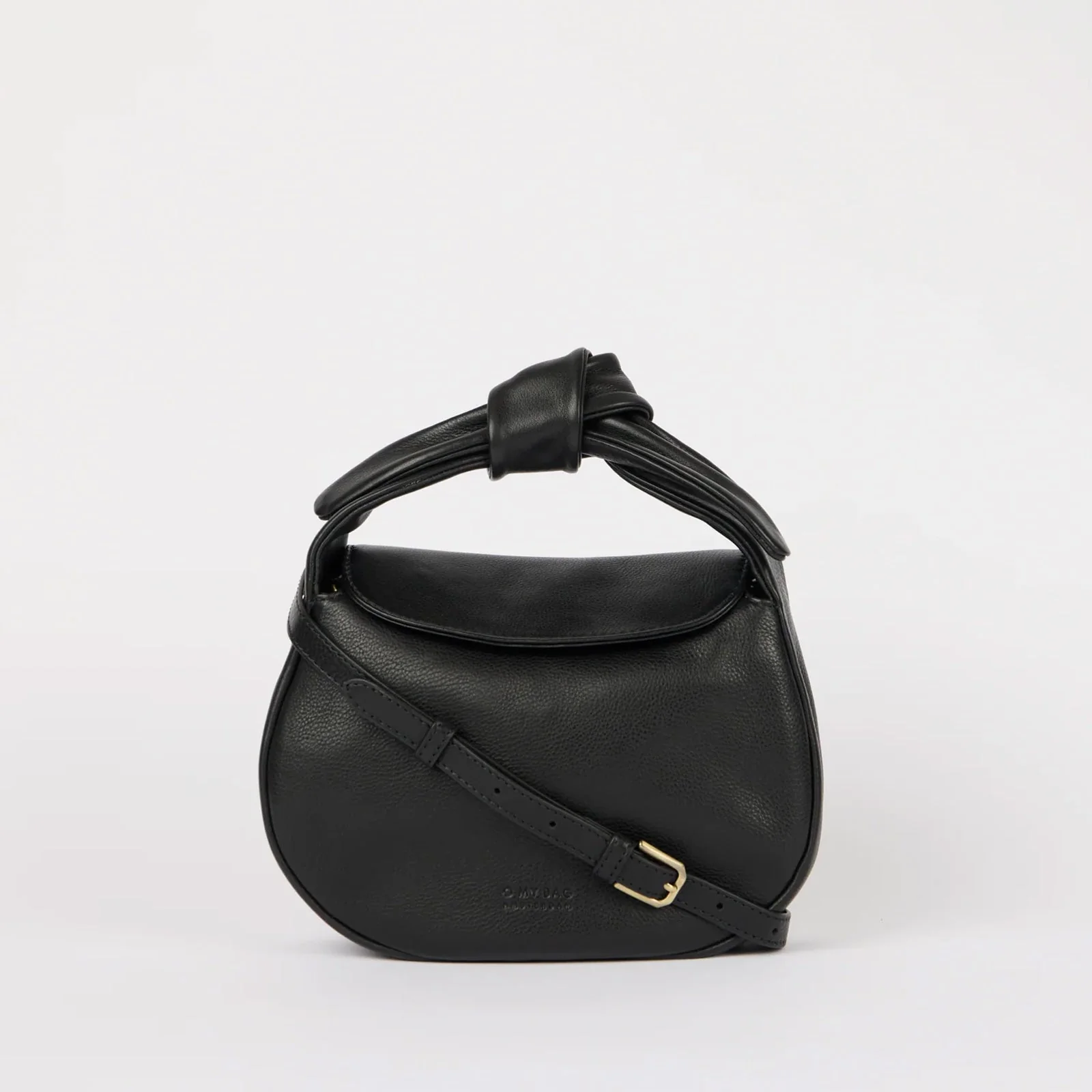 Coco Croissant Soft Grain Leather Bag black - Image 5
