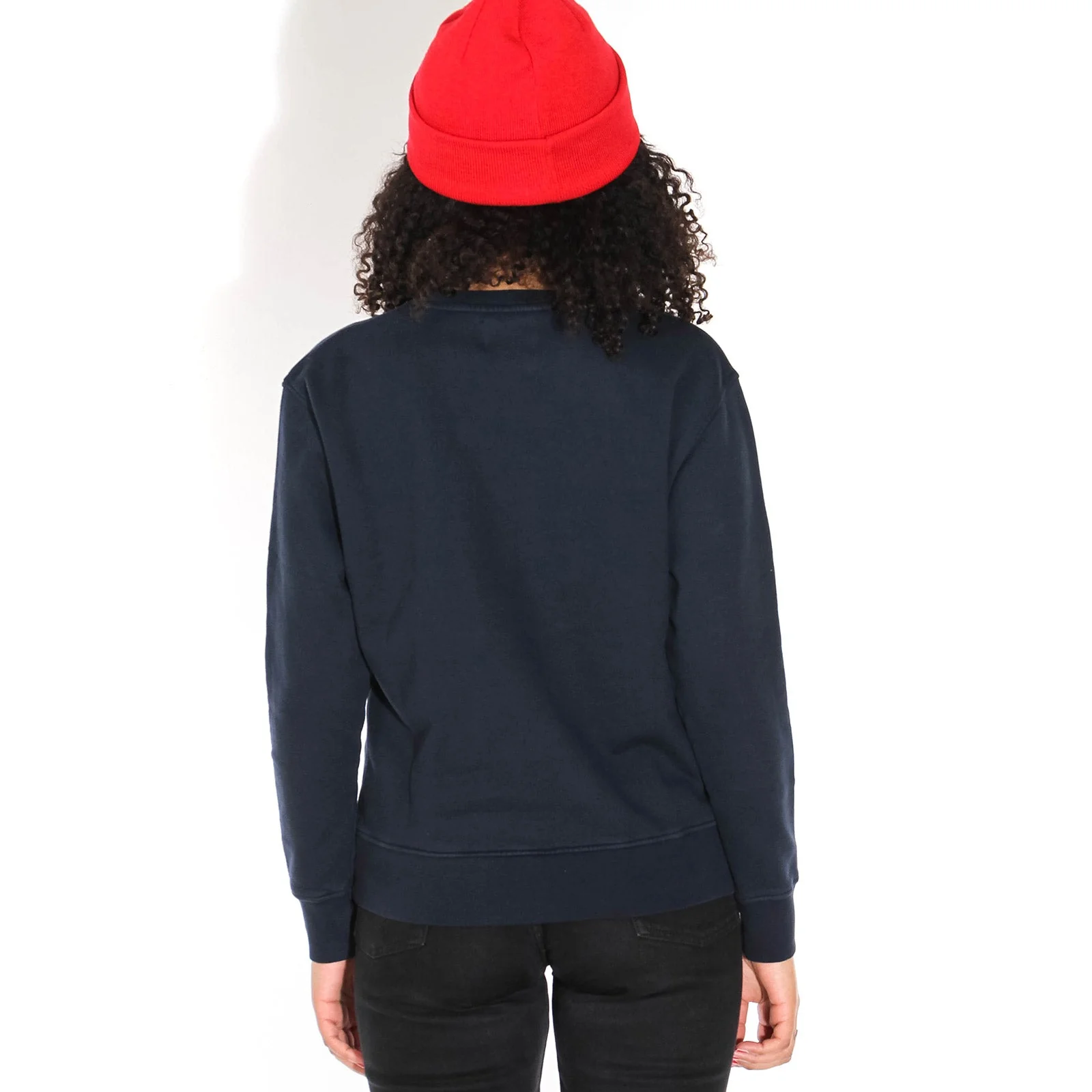 W Classic Organic Crew navy blue - Image 3