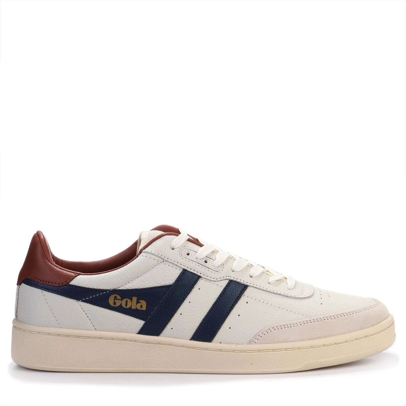 Contact Leather off white/navy/rust