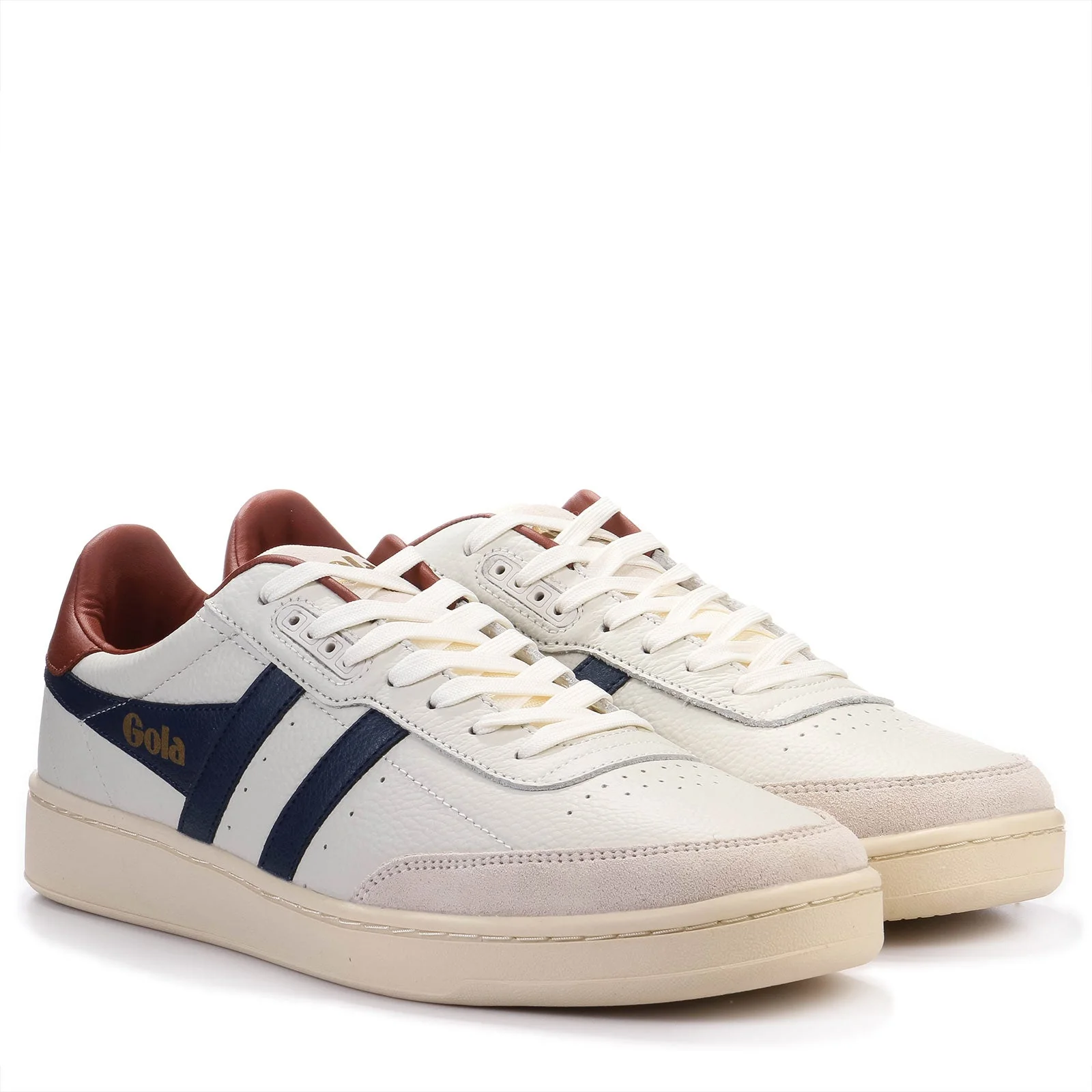 Contact Leather off white/navy/rust - Image 2