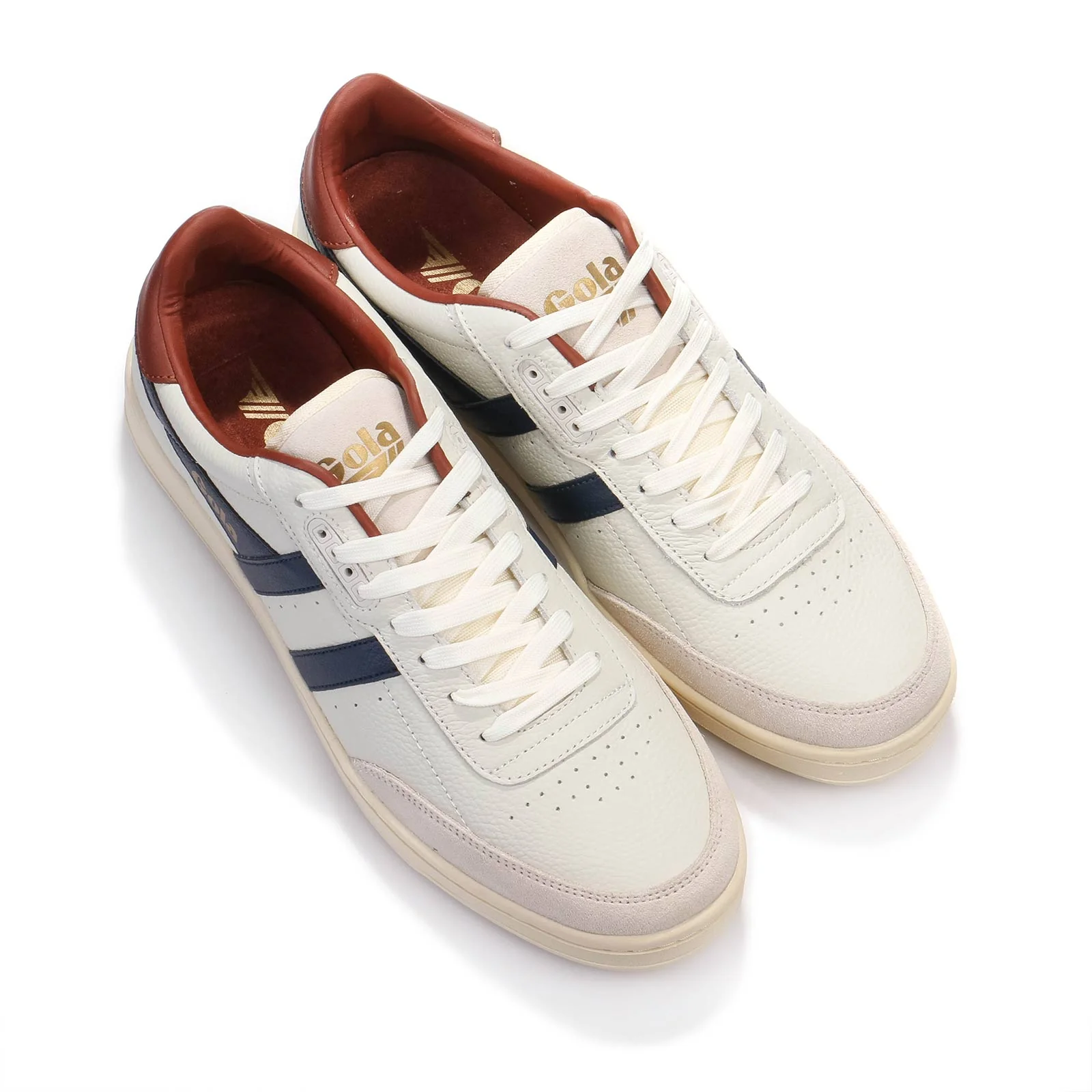 Contact Leather off white/navy/rust - Image 4