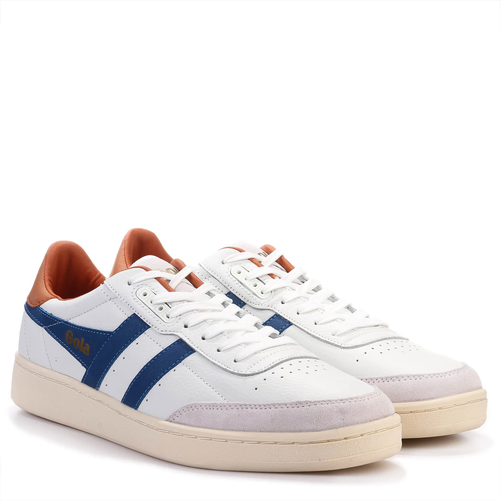 Contact Leather white/m.blue/m.orange - Image 2