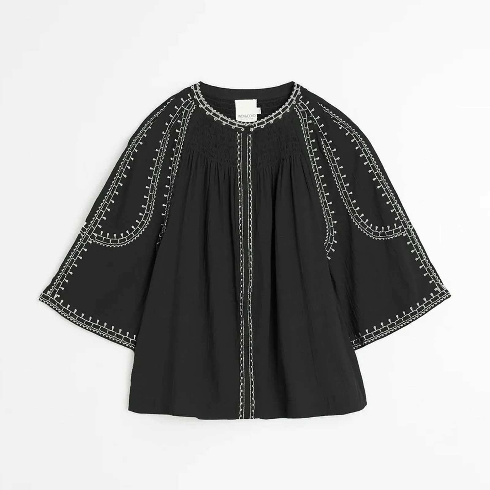 Cotton Blouse negro - Image 3
