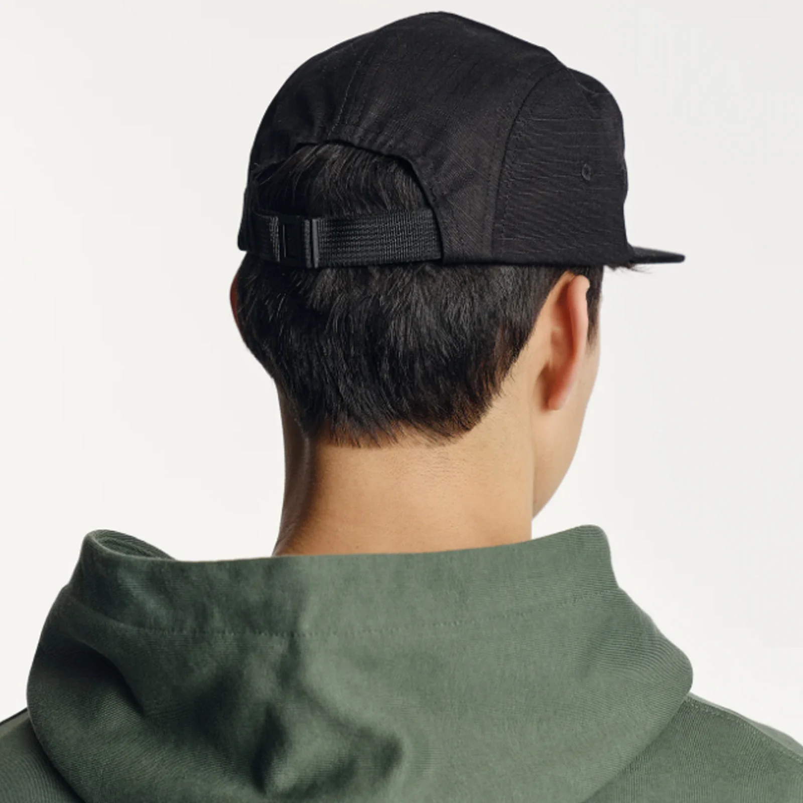 Cover 5 Panel Cap black - Image 3