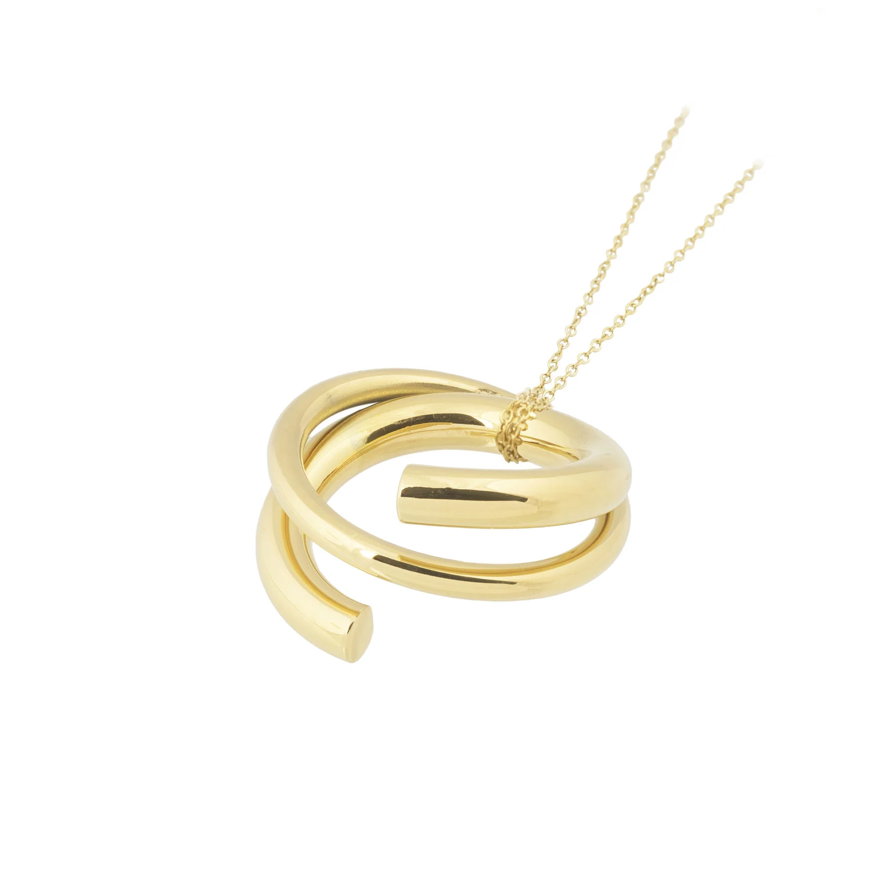 Cutted Necklace gold - Image 2