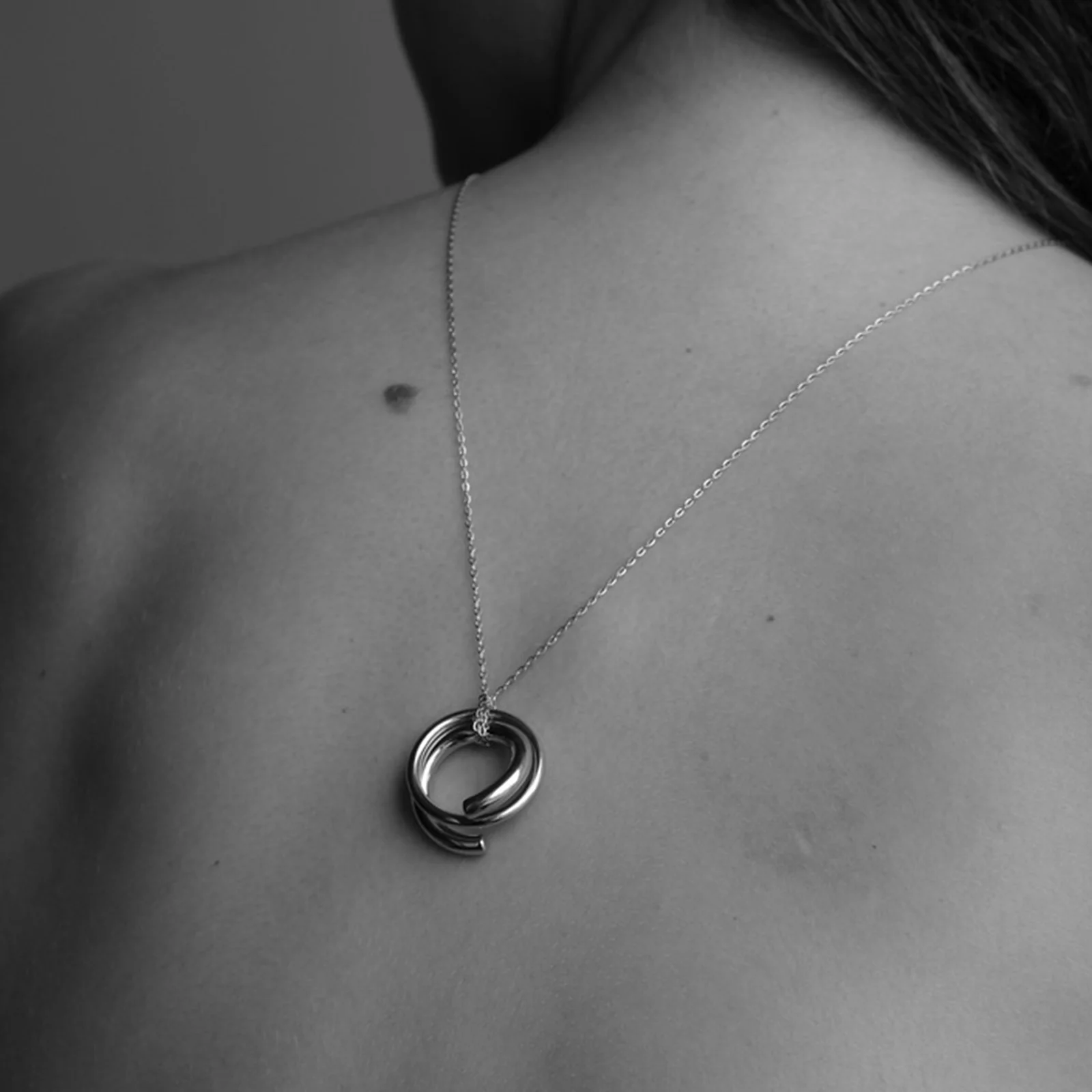 Cutted Necklace silver - Image 2