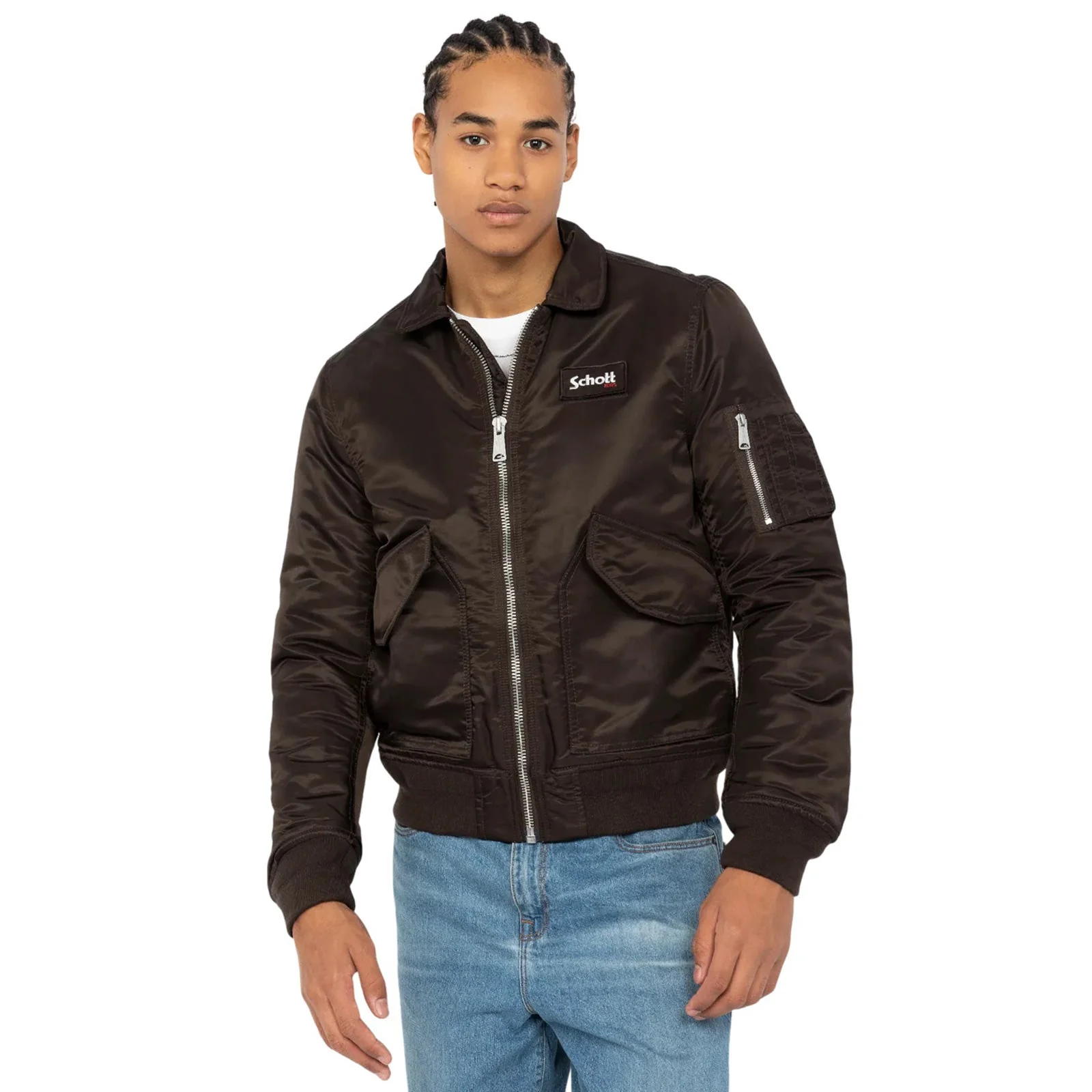 CWU Regular Fit Blouson dark brown