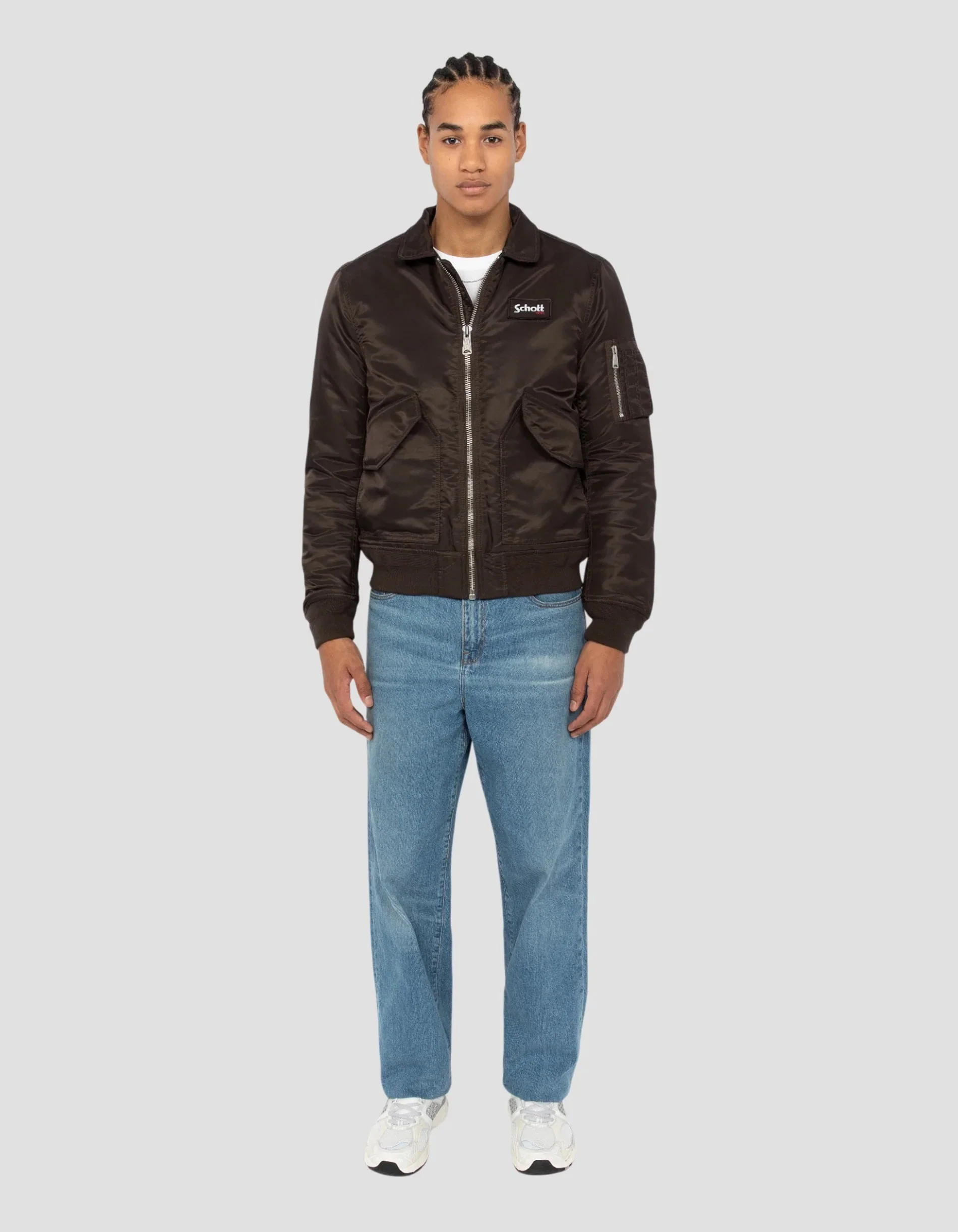 CWU Regular Fit Blouson dark brown - Image 3