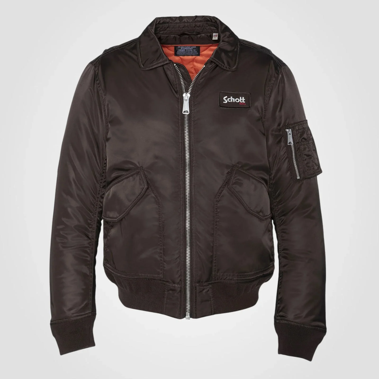 CWU Regular Fit Blouson dark brown - Image 5