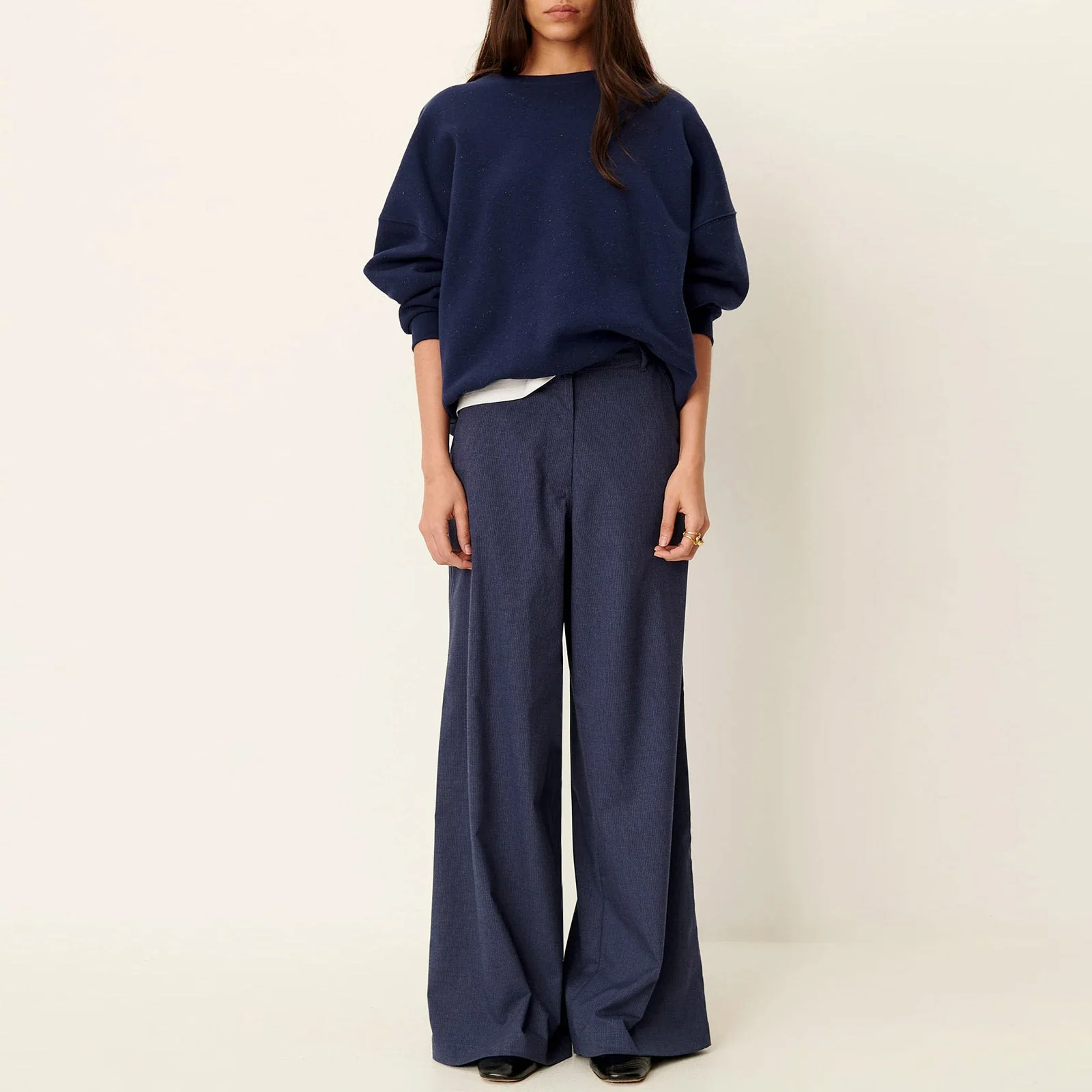 Dasum Wide Pants blazer blue