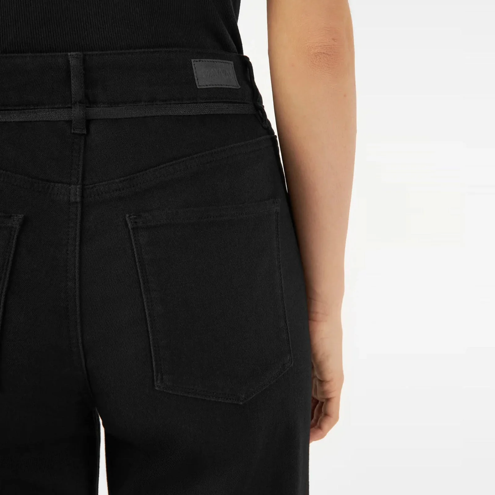 Dew French Pocket Flared Jeans 318 stay black - Image 5