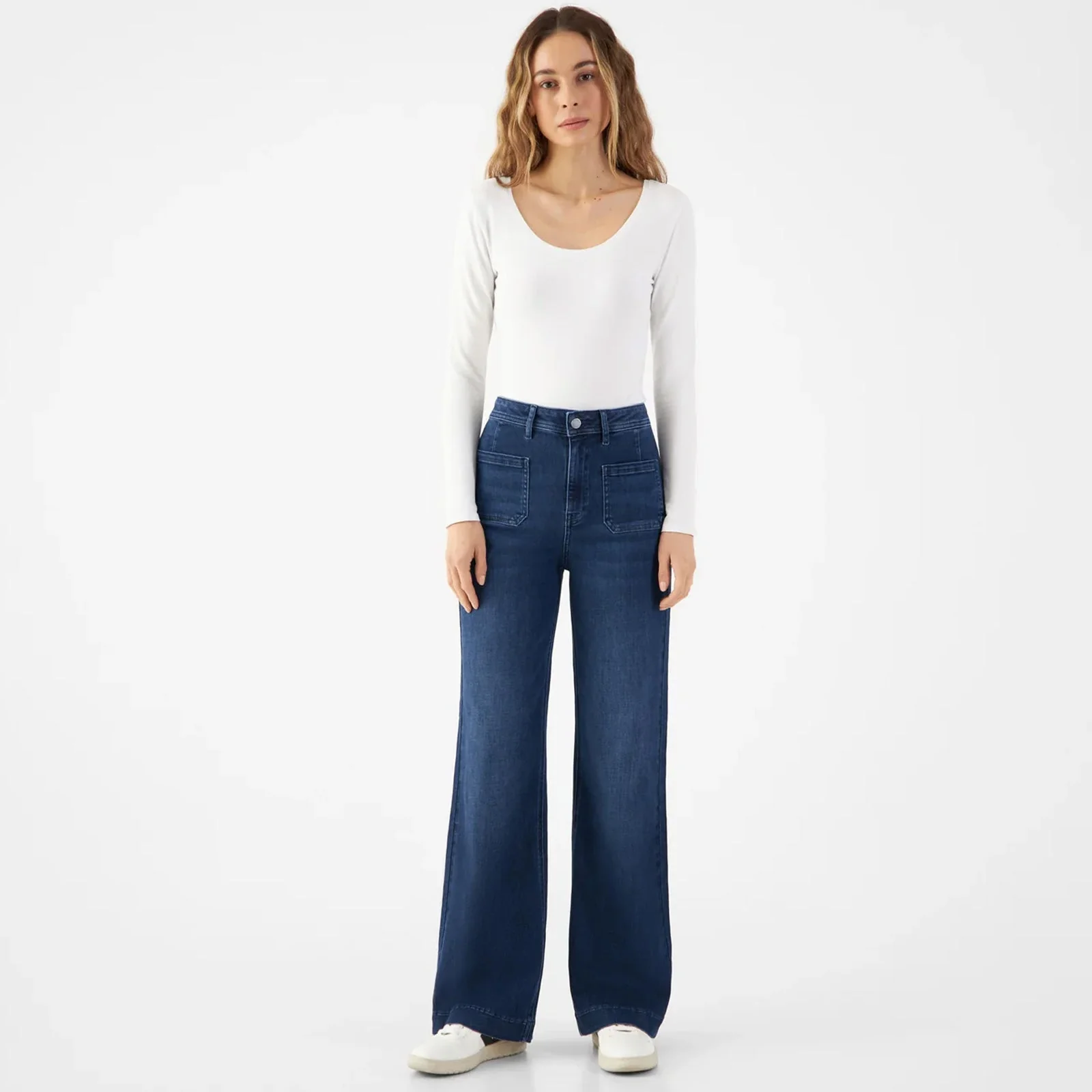 Dew Sailor Flared Jeans dark blue