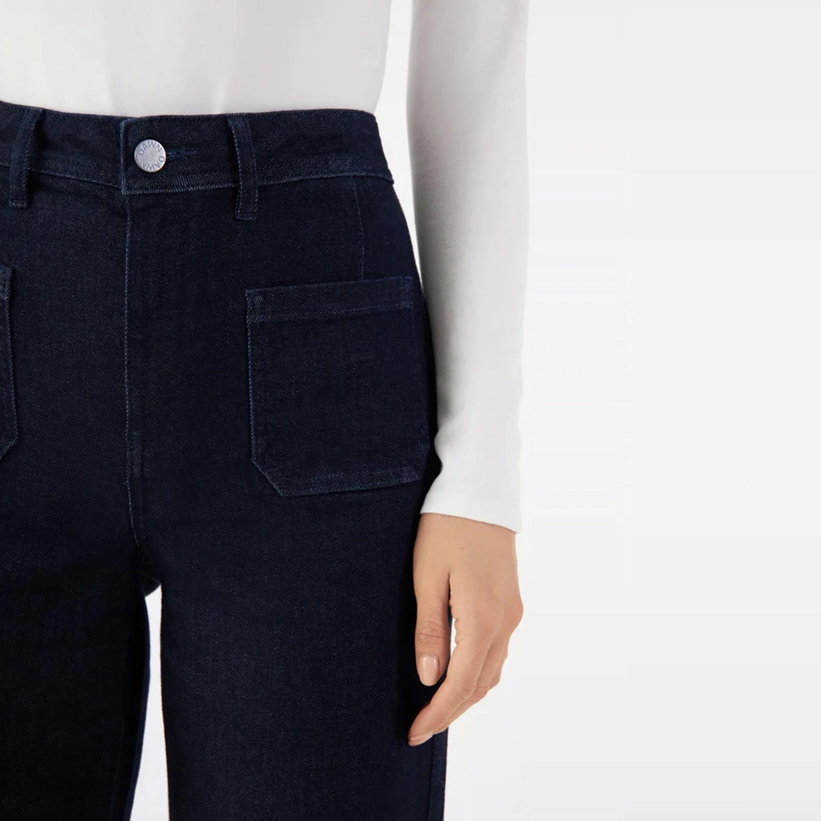 Dew Sailor Flared Jeans raw blue - Image 4