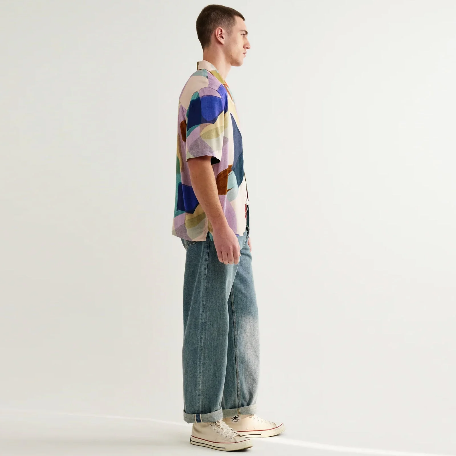 Didcot S/S Painted Shapes Shirt multi - Image 3