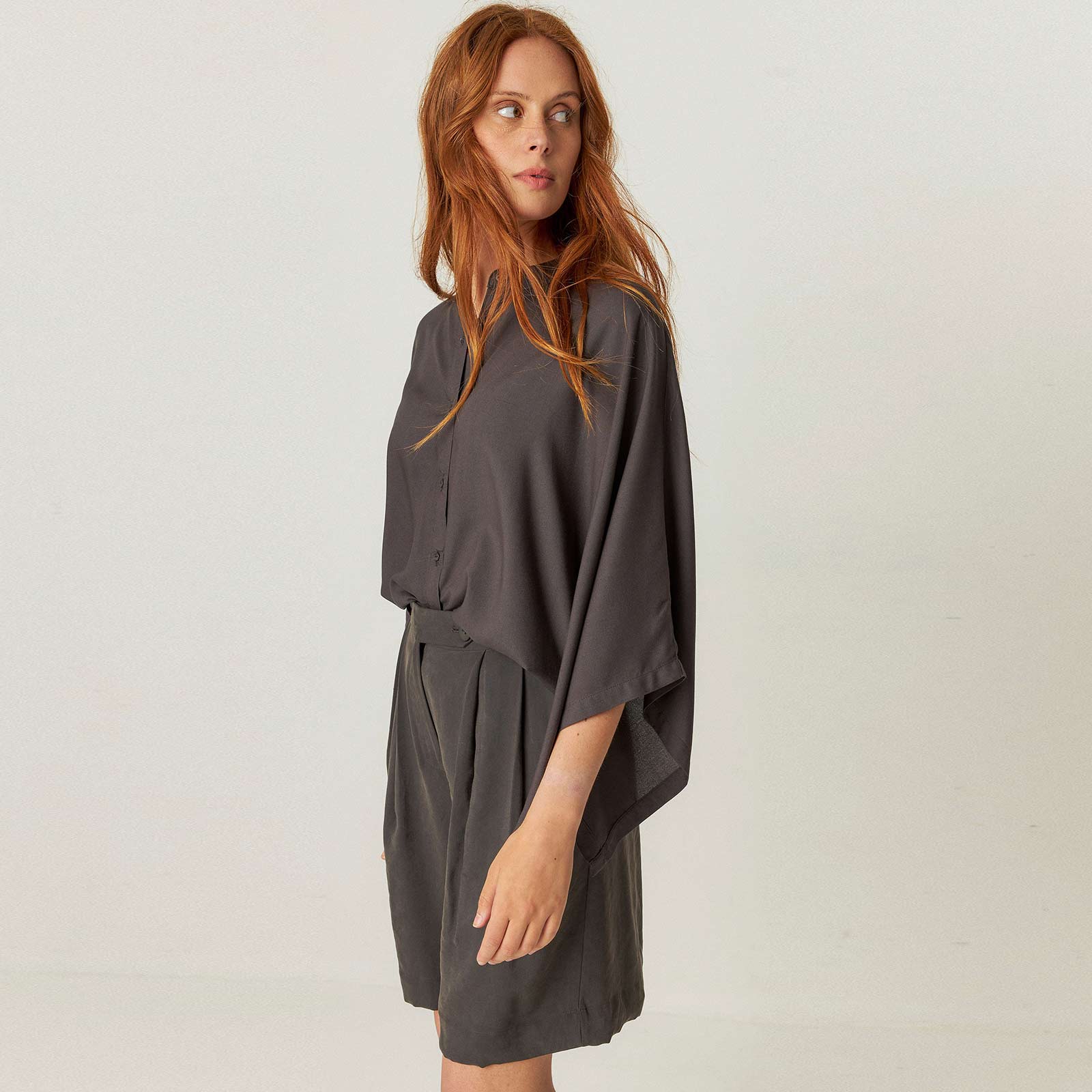 Doltza Shirt dark khaki - Image 2