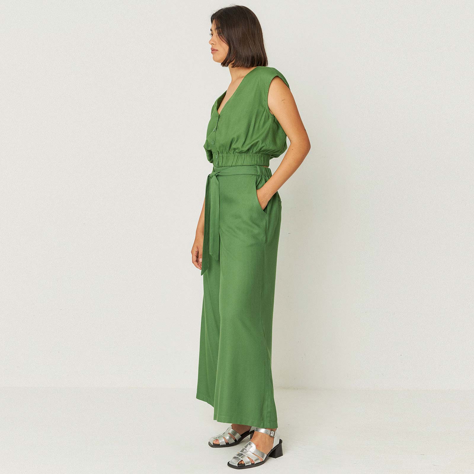 Dona Pants basil green - Image 3