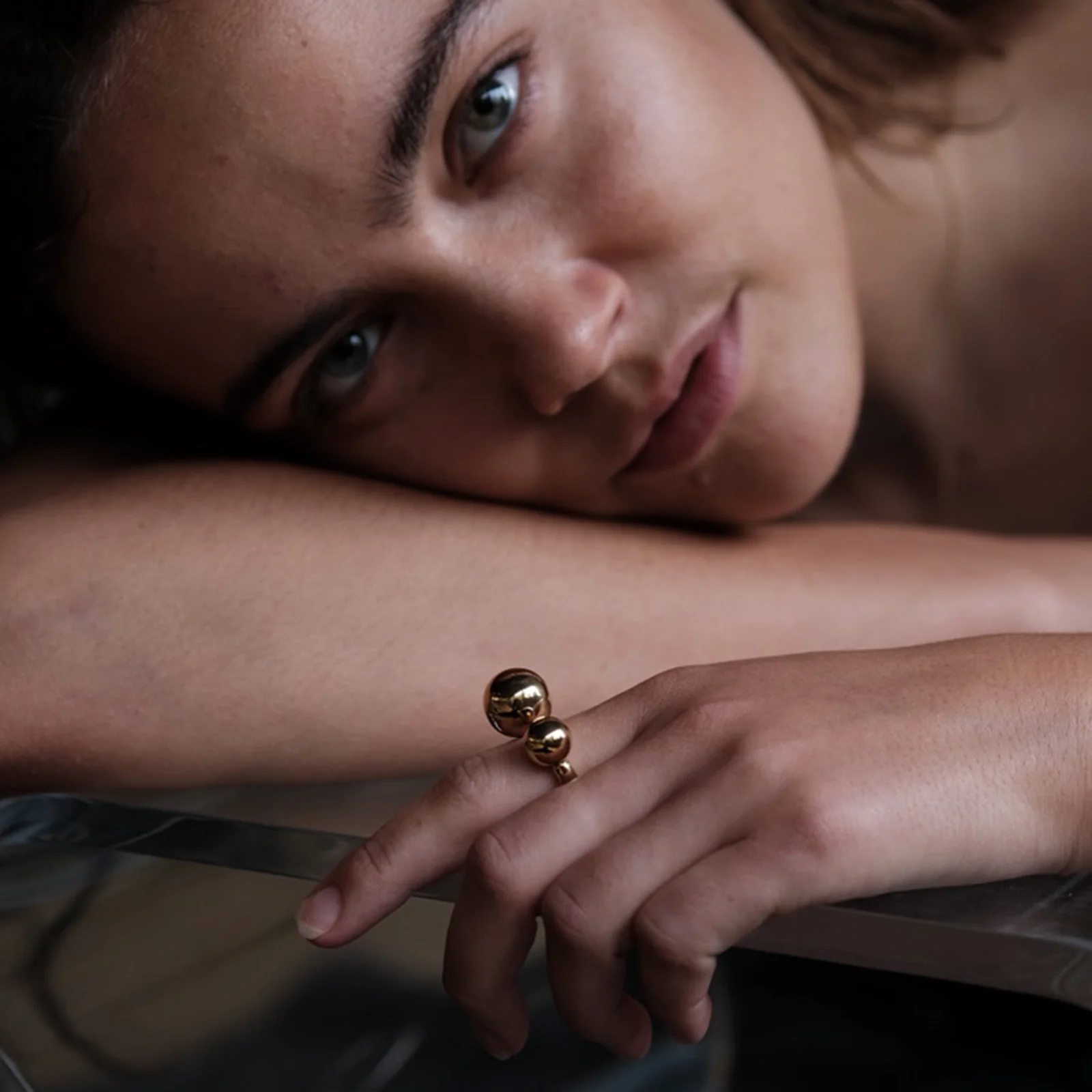 Dot Duo Ring gold - Image 2