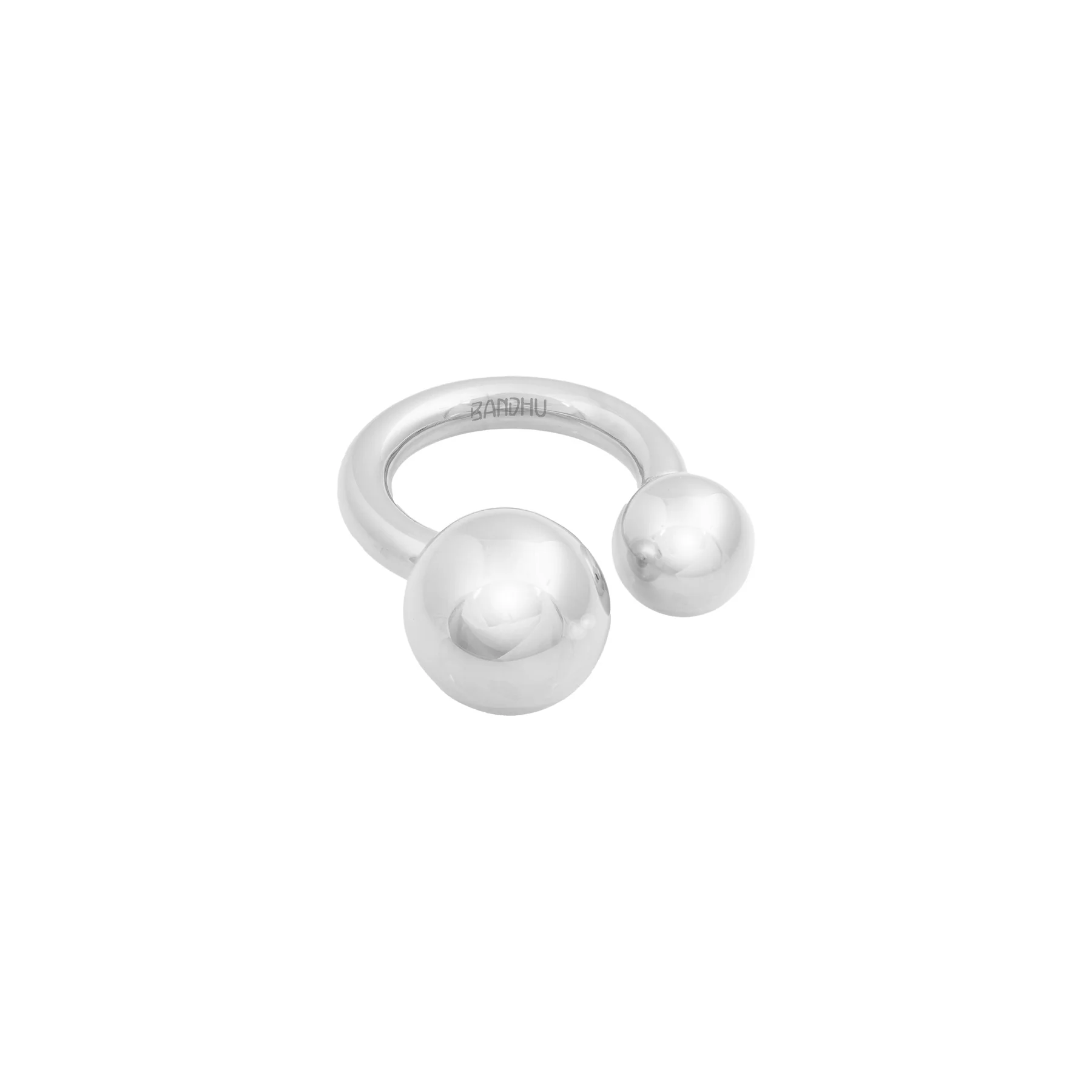 Dot Duo Ring silver - Image 4