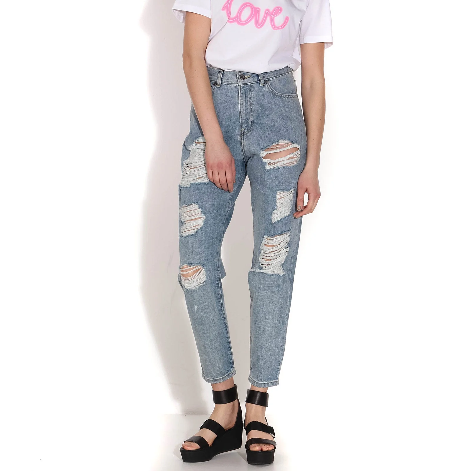 Nora Momjeans 90s light stone damaged - Image 2