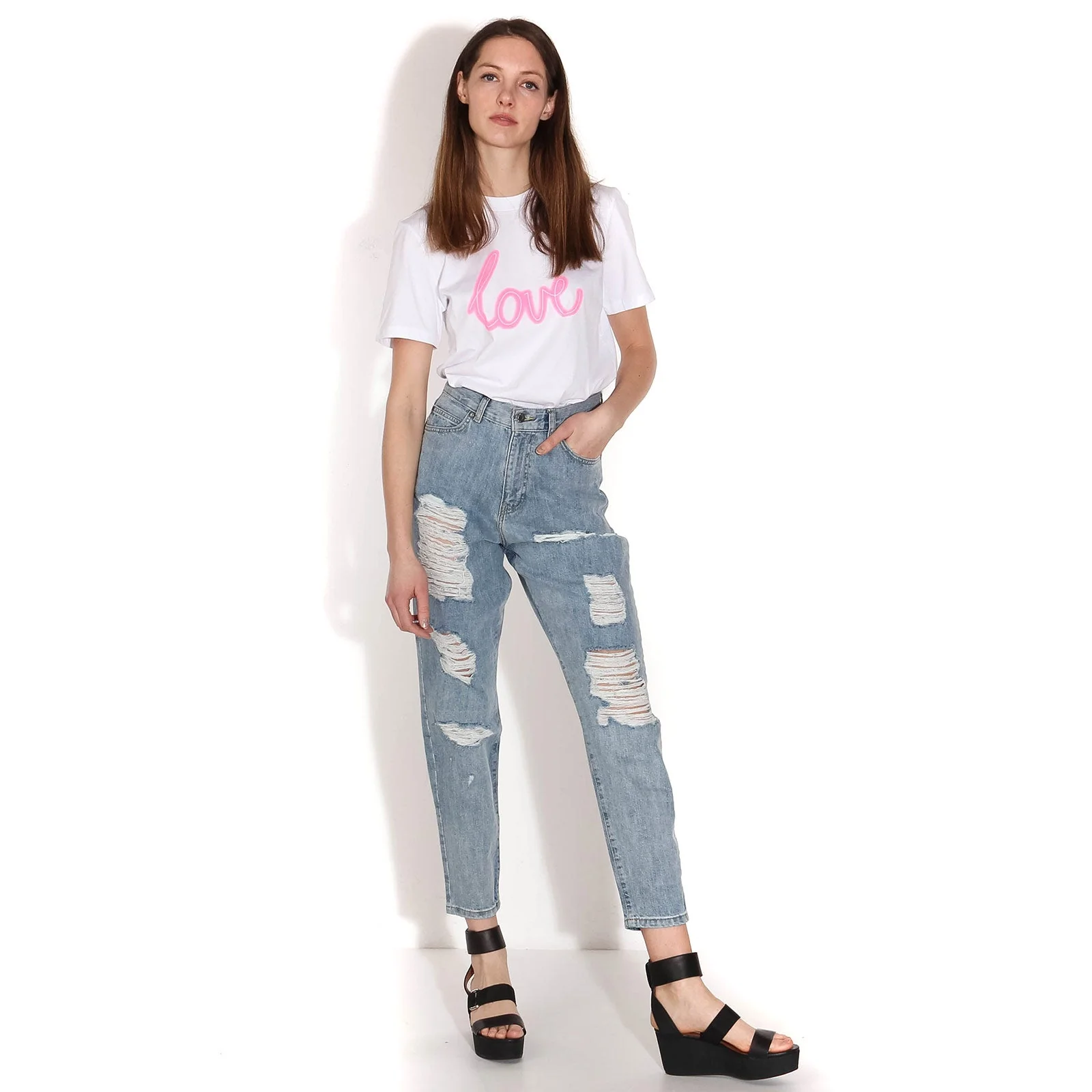 Nora Momjeans 90s light stone damaged - Image 3