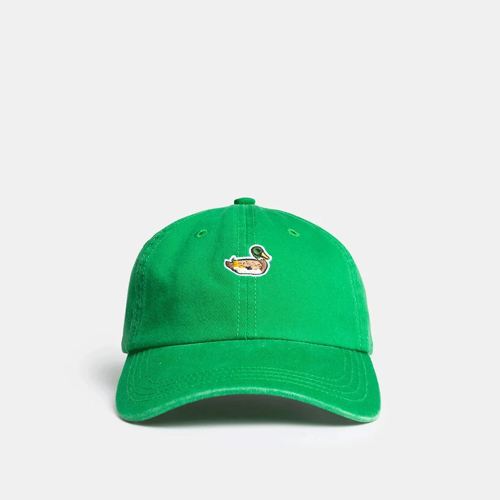 Duck Patch Cap plain green - Image 2