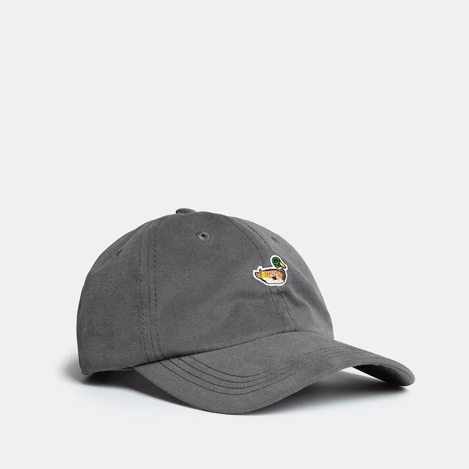 Duck Patch Cap plain grey