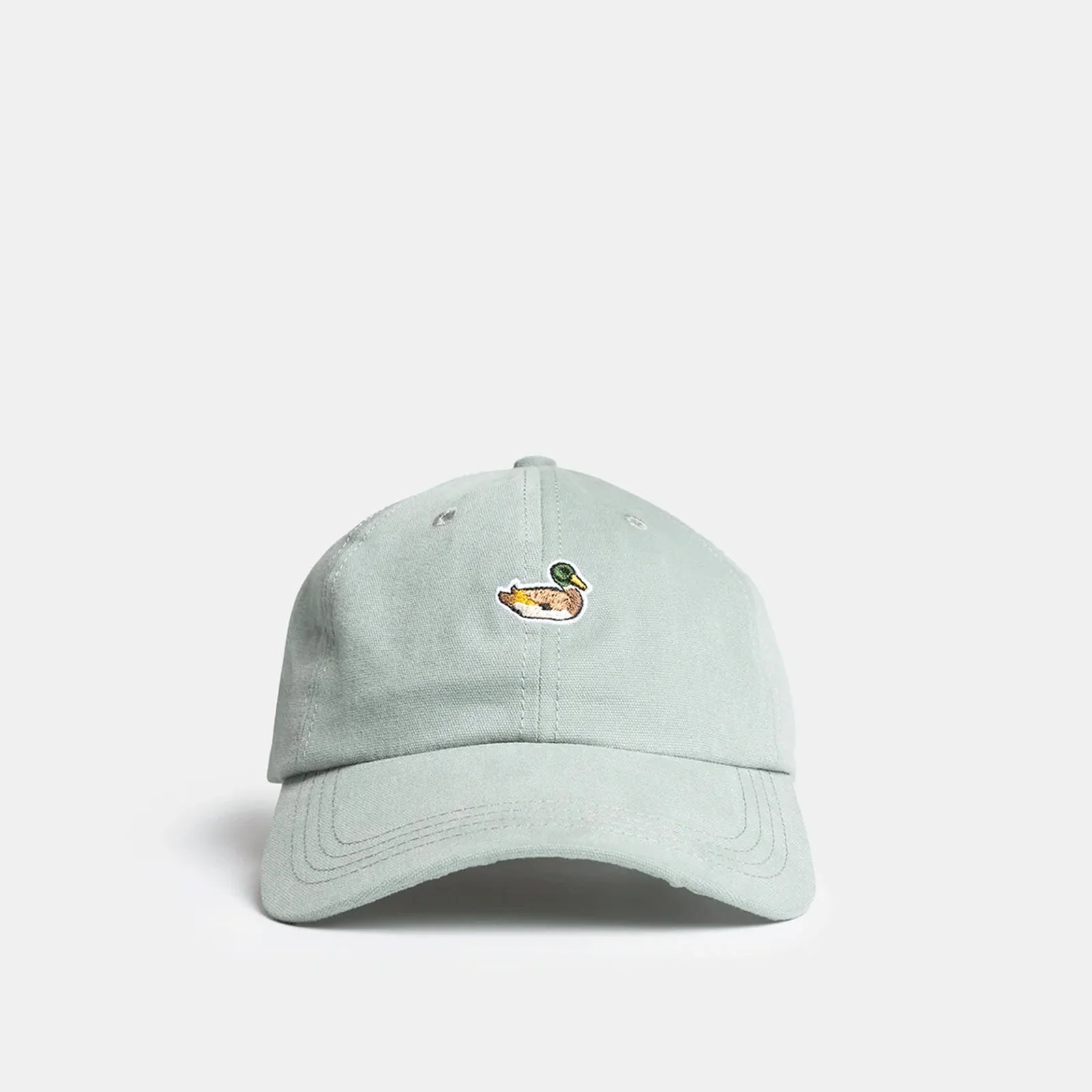 Duck Patch Cap plain sage green - Image 2