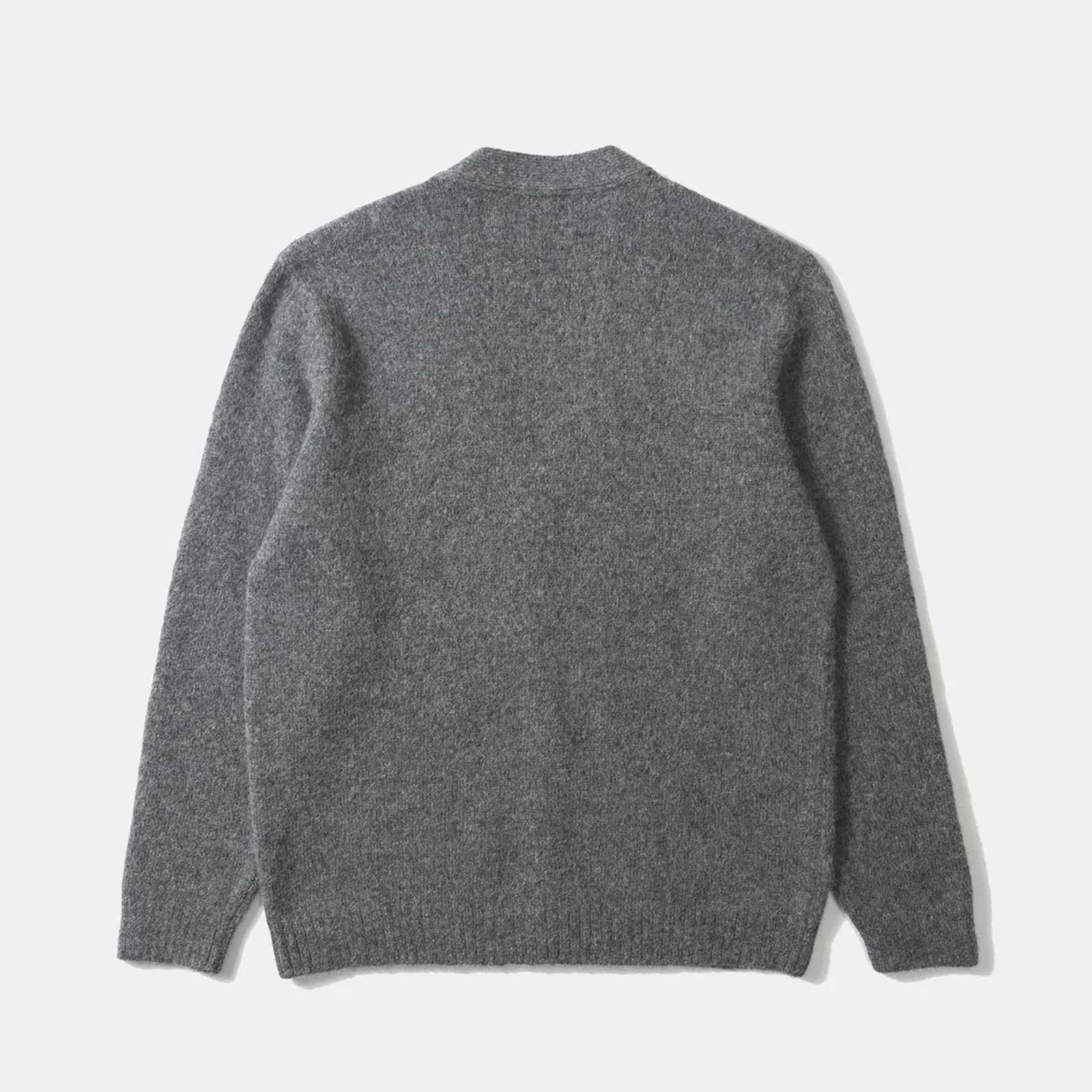 Duck Patch Cardigan plain grey - Image 5