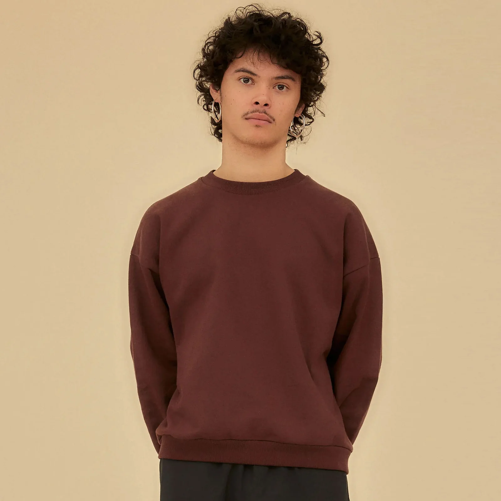 EDO Organic Crewneck plum wood