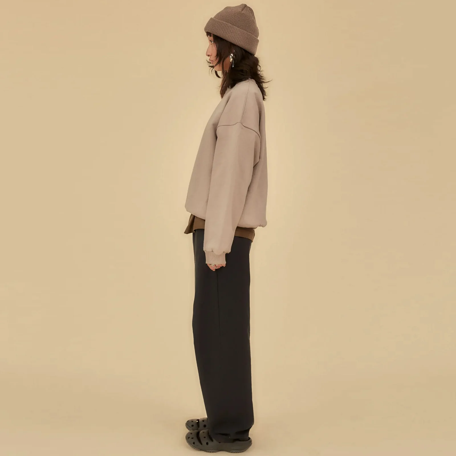 EDO Organic Crewneck shroom stone - Image 2