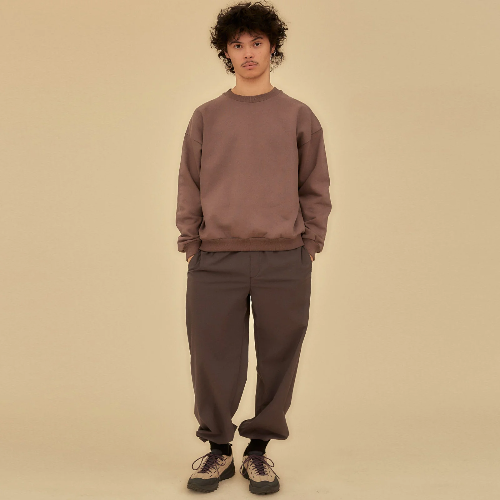 EDO Organic Crewneck smokey fig - Image 4