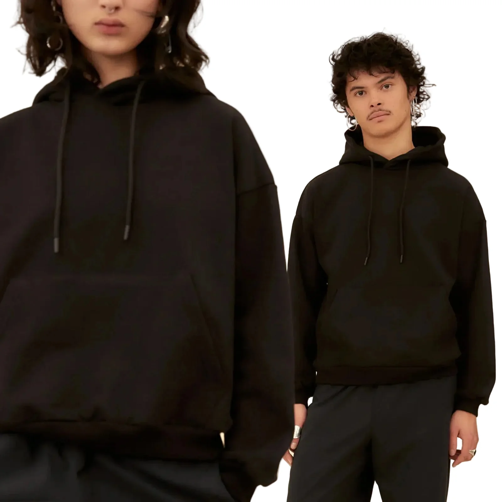 EDO Organic Hoodie black - Image 2