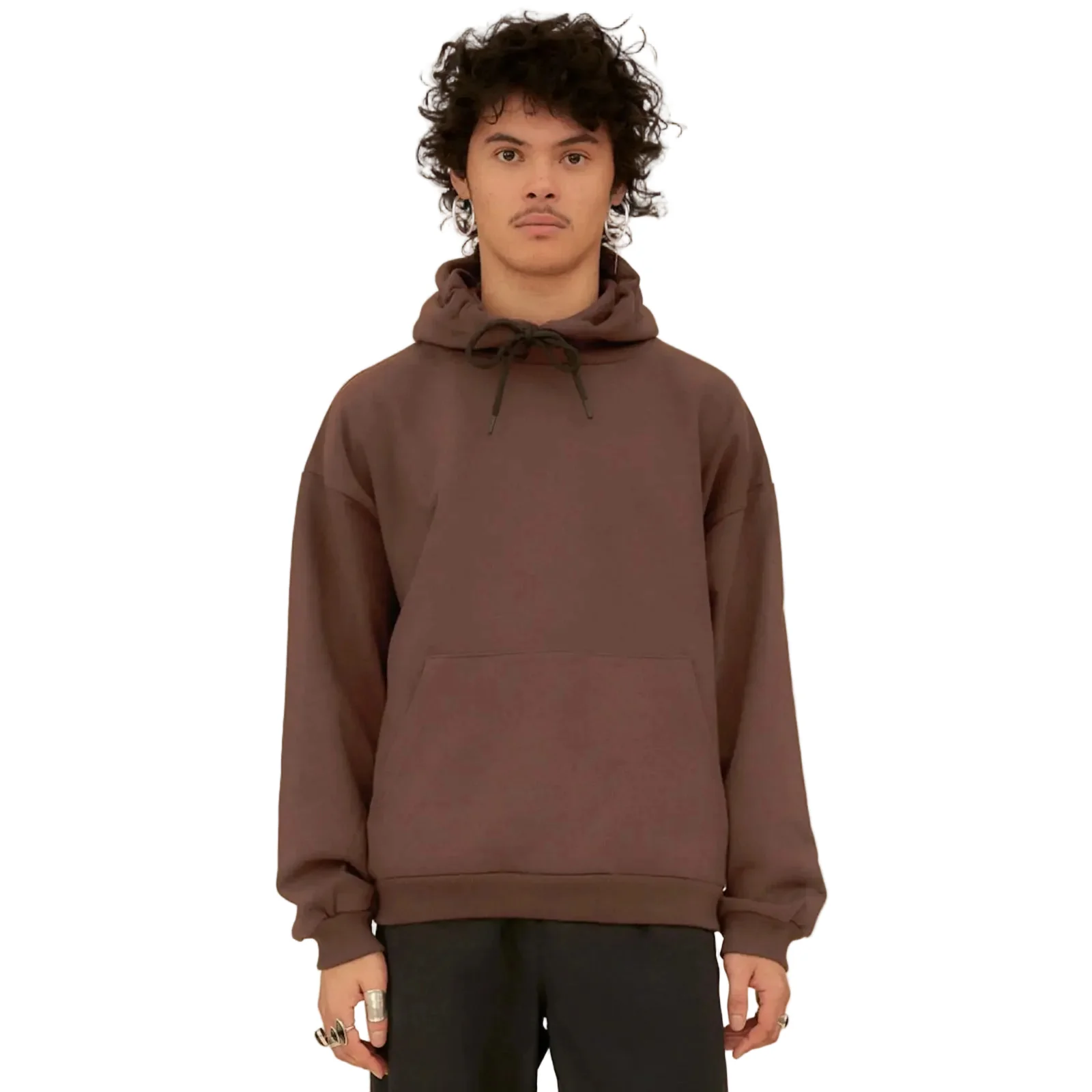EDO Organic Hoodie smokey fig