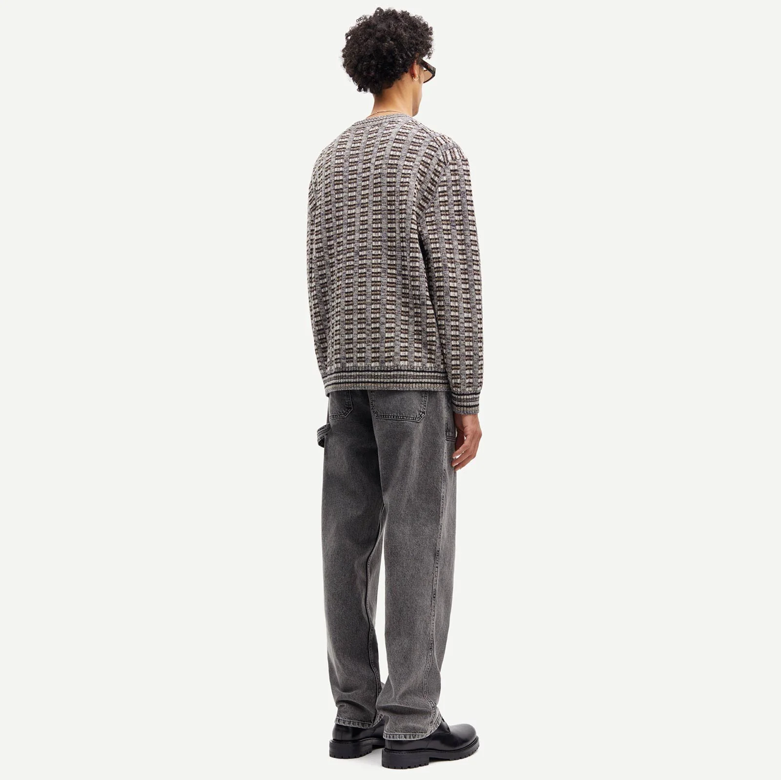Eliott Crew Neck Jumper crocodile melange - Image 5