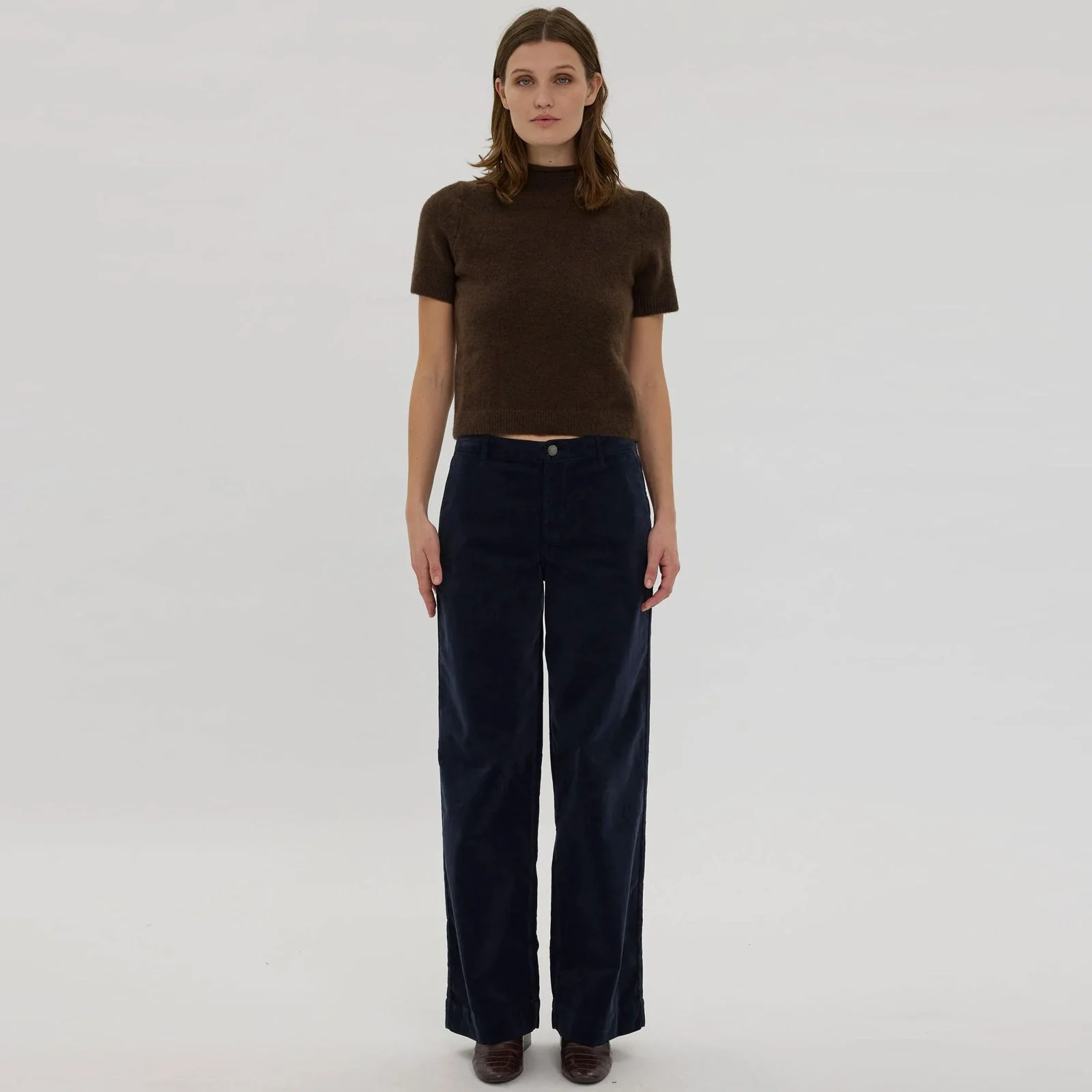 EricaFV Regular 618 navy mini corduroy