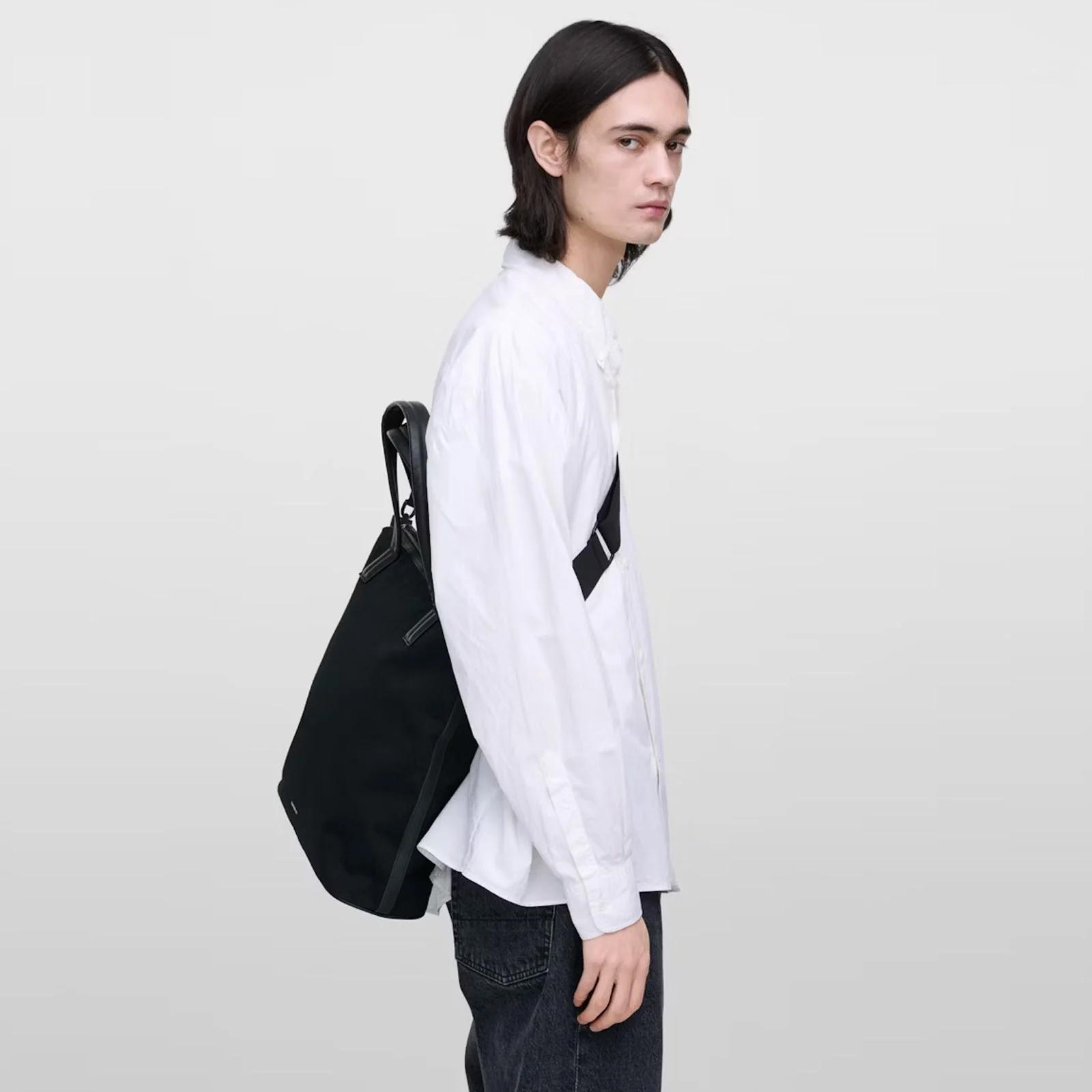 Everyday Zipper Tote Bag black - Image 6