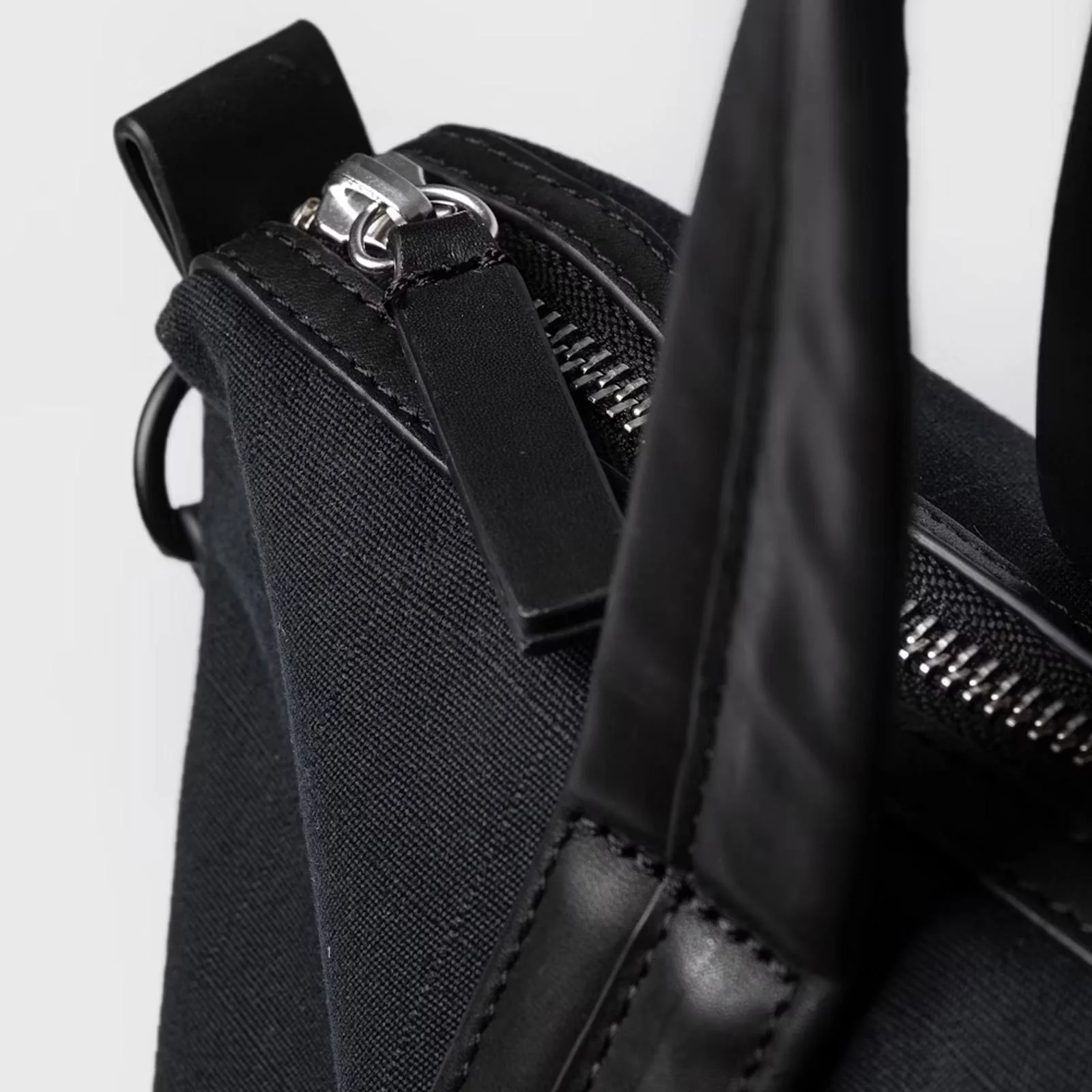 Everyday Zipper Tote Bag black - Image 7