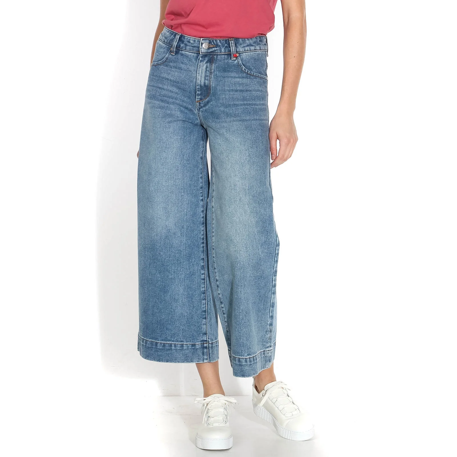 Fanny Wide Cropped Jeans blue - Image 2