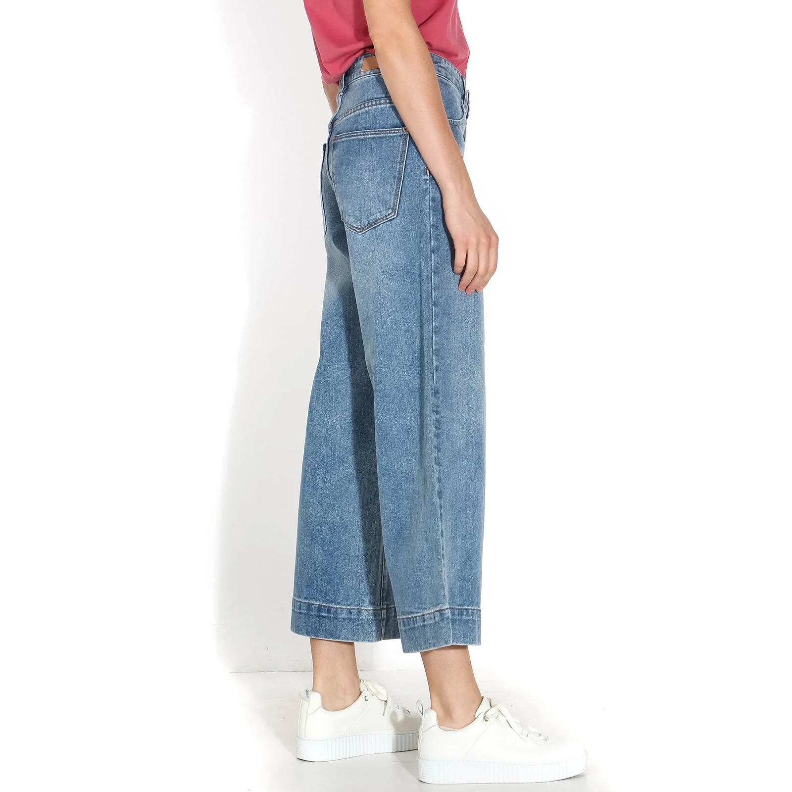 Fanny Wide Cropped Jeans blue - Image 3